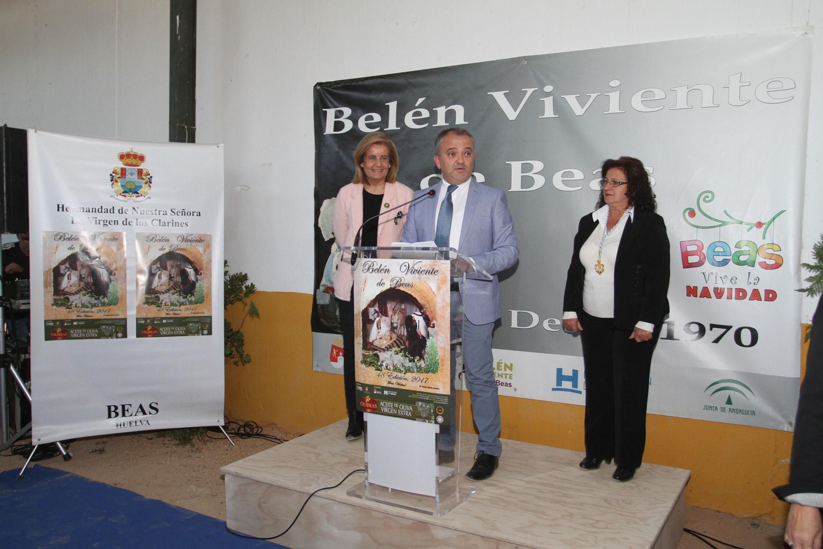 Imágenes de la inauguración del Belén viviente de Beas