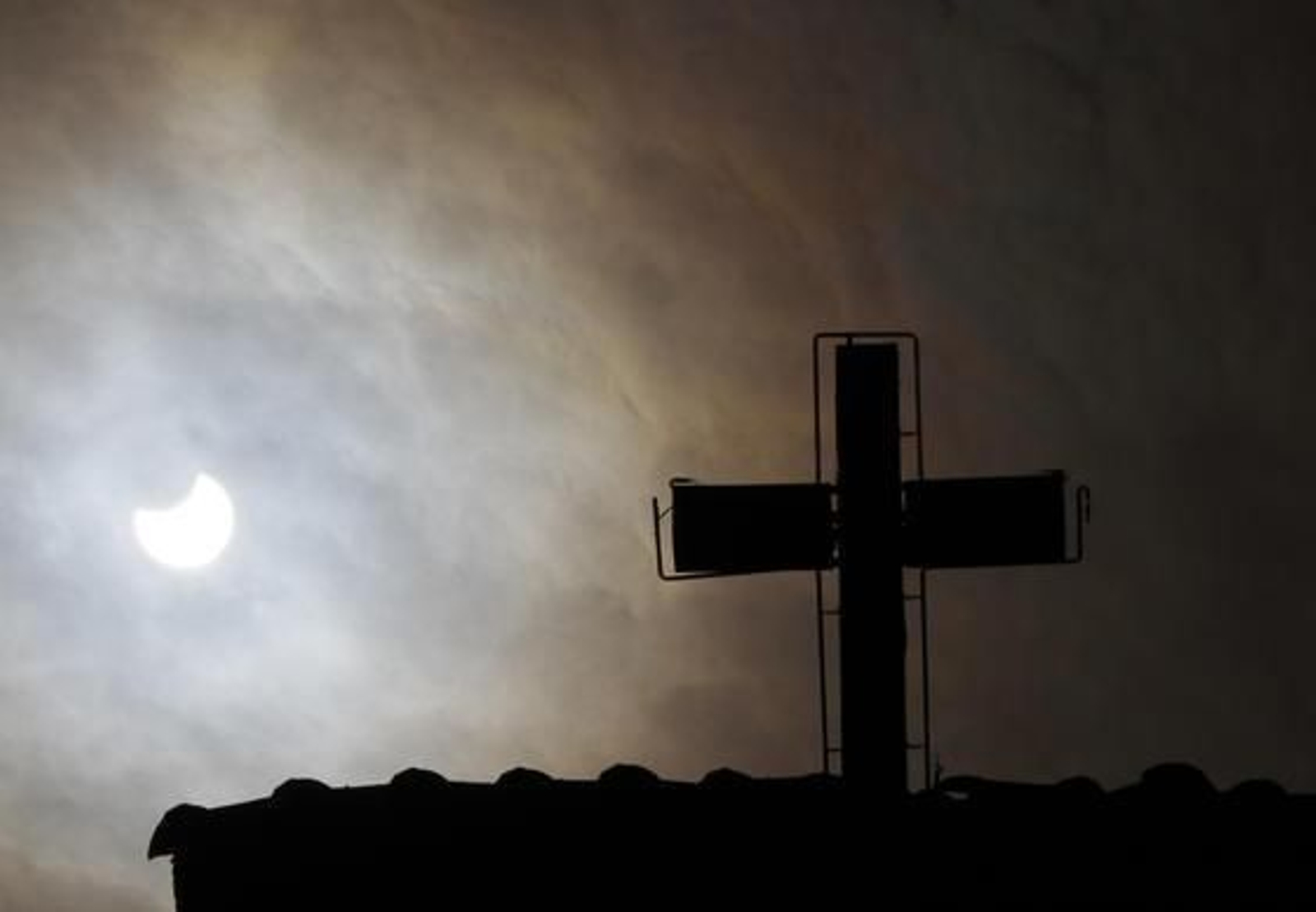 El primer eclipse del año.

Foto: AFP/Reuters