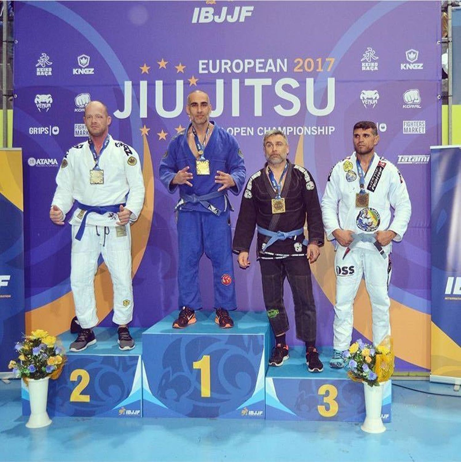 Peña, campeón de Europa de jiu jitsu