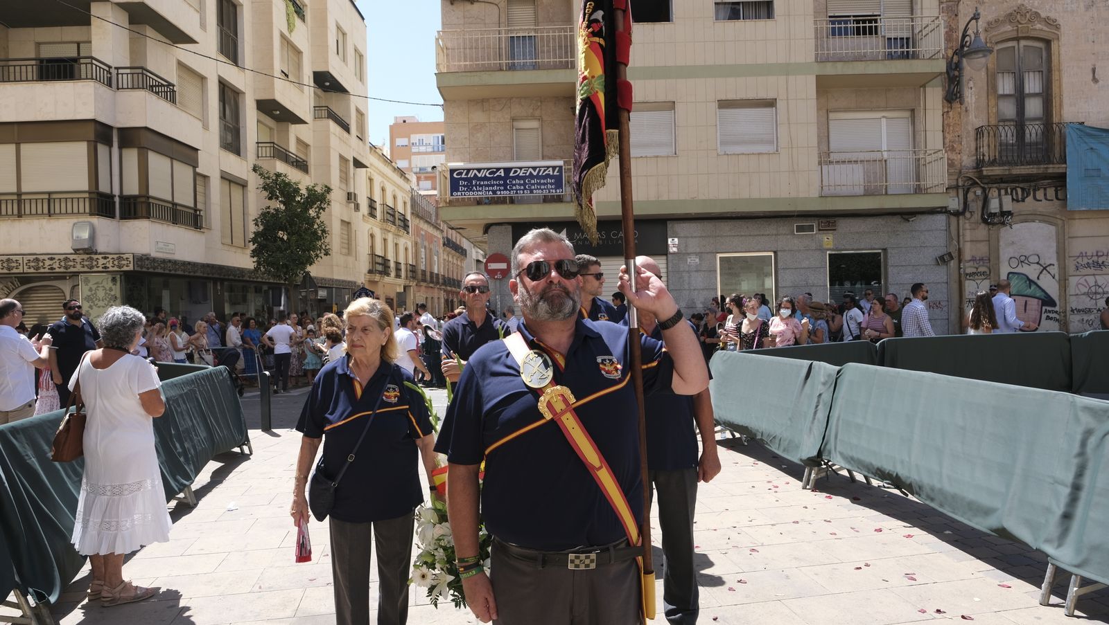 Imágenes de la ofrenda floral a la Virgen del Mar. Feria de Almería 2022