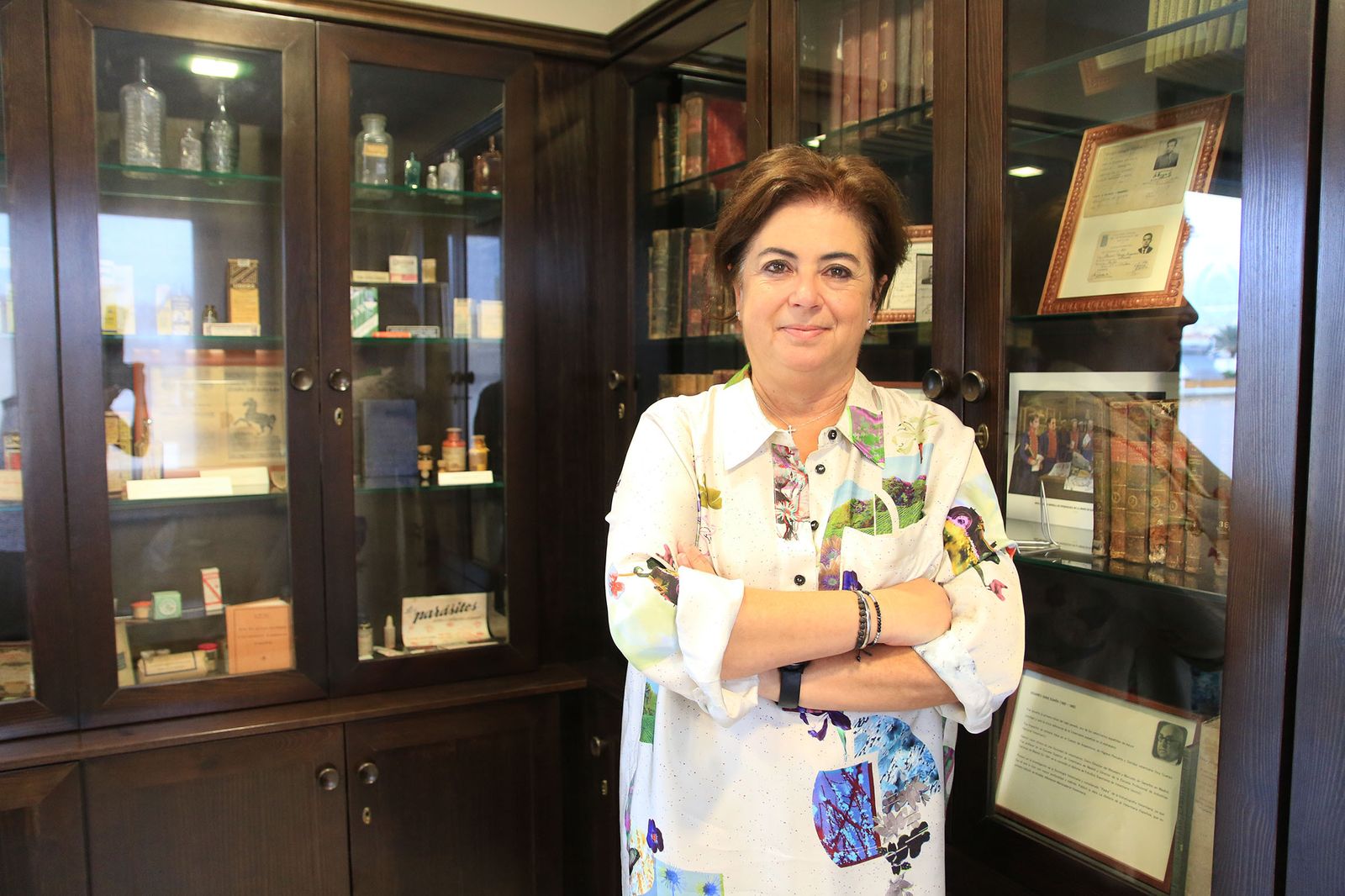 Jasmina Domínguez, presidenta del Colegio Oficial de Veterinarios de Almería.
