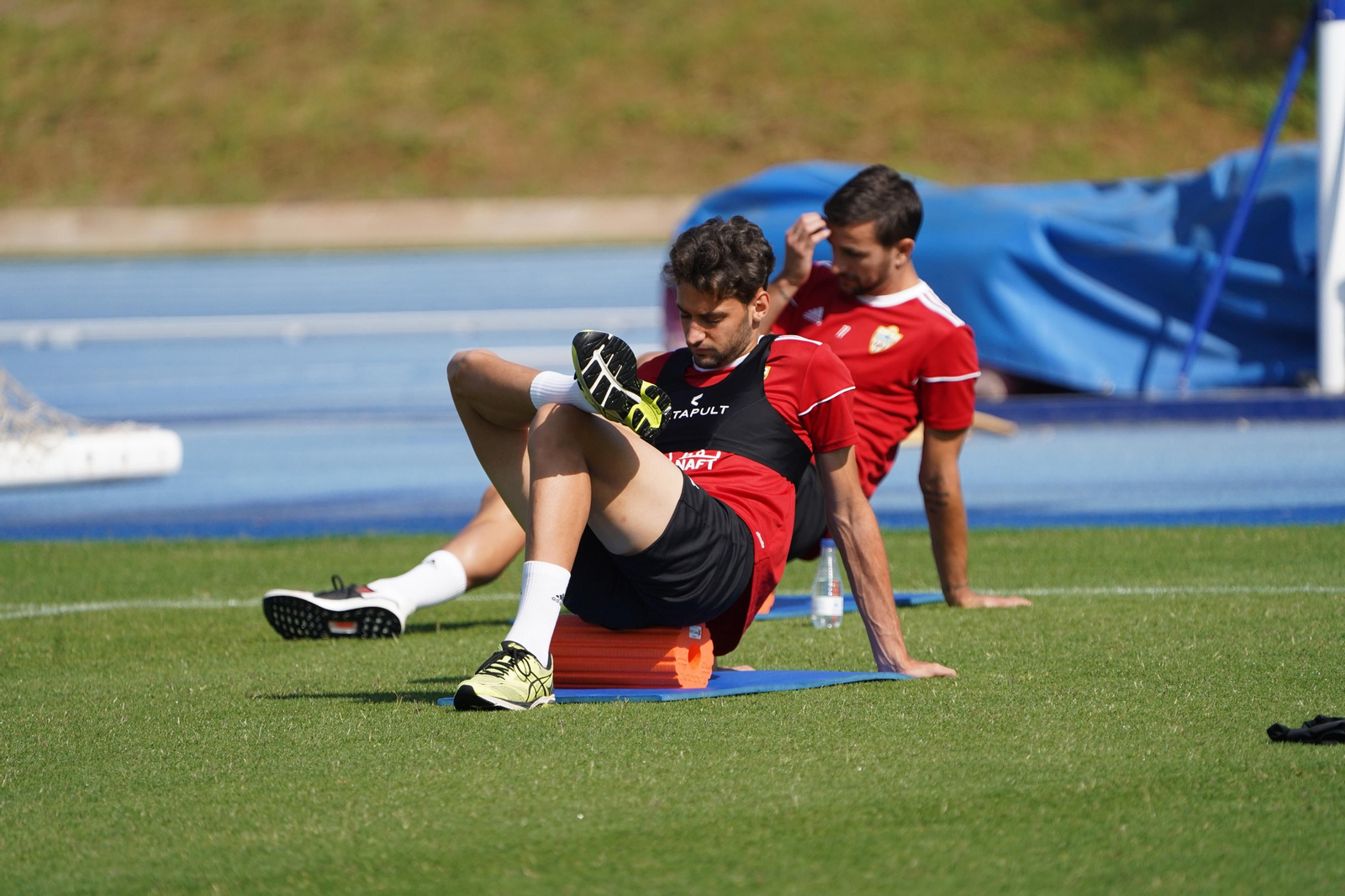 Fotogalería del entrenamiento de la UDA (jueves 18)