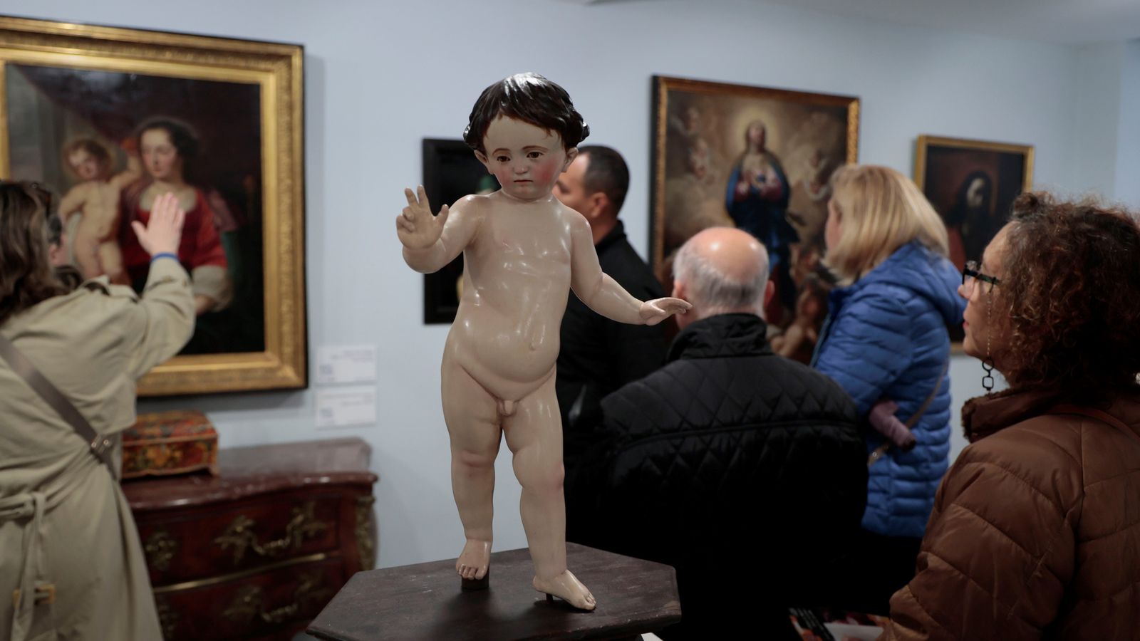 El Niño Travieso, que también han analizado las especialistas en la obra de María Luisa Roldán.