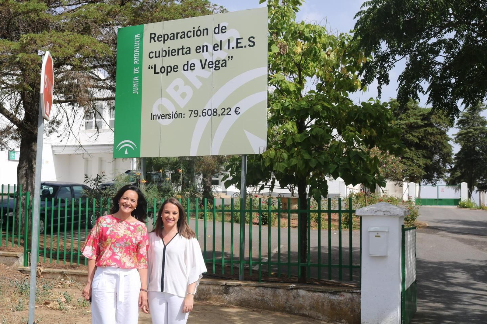 Las delegadas de la Junta Rafaela Crespín y Esther Ruiz.