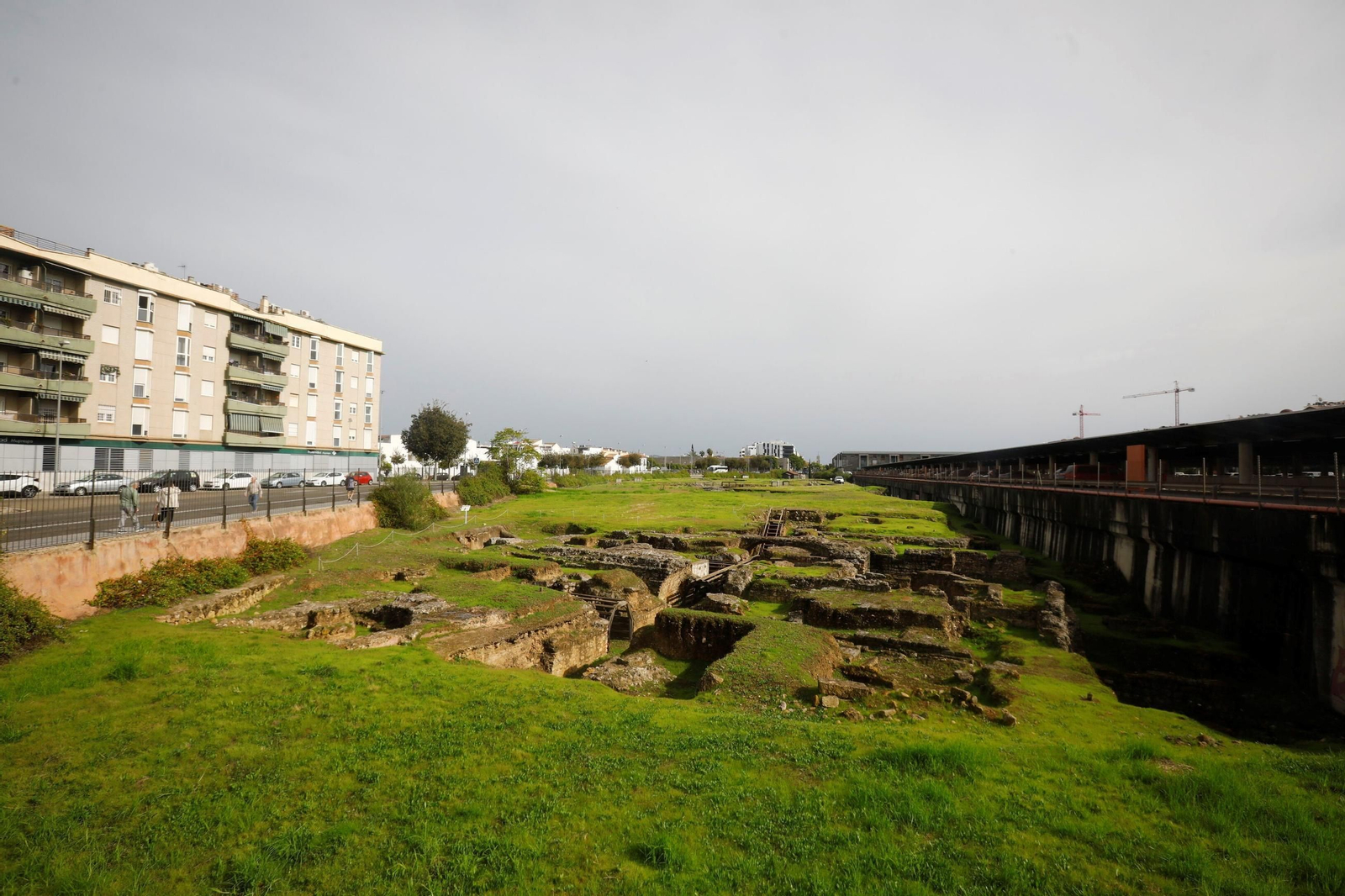 Las imágenes del estado del yacimiento de Cercadilla