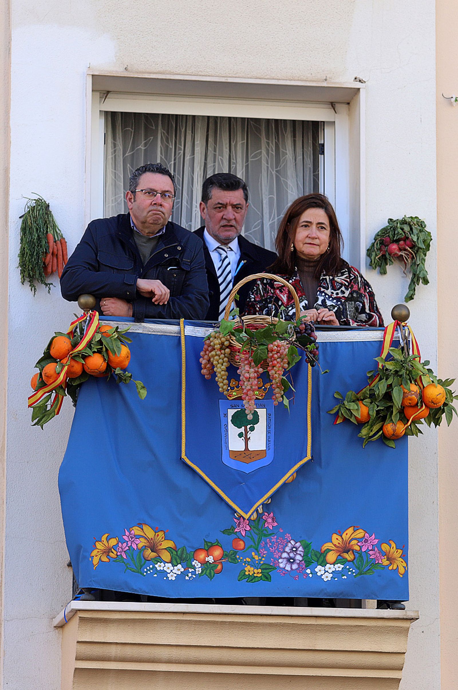 Imágenes de la procesión de San Sebastián en Huelva