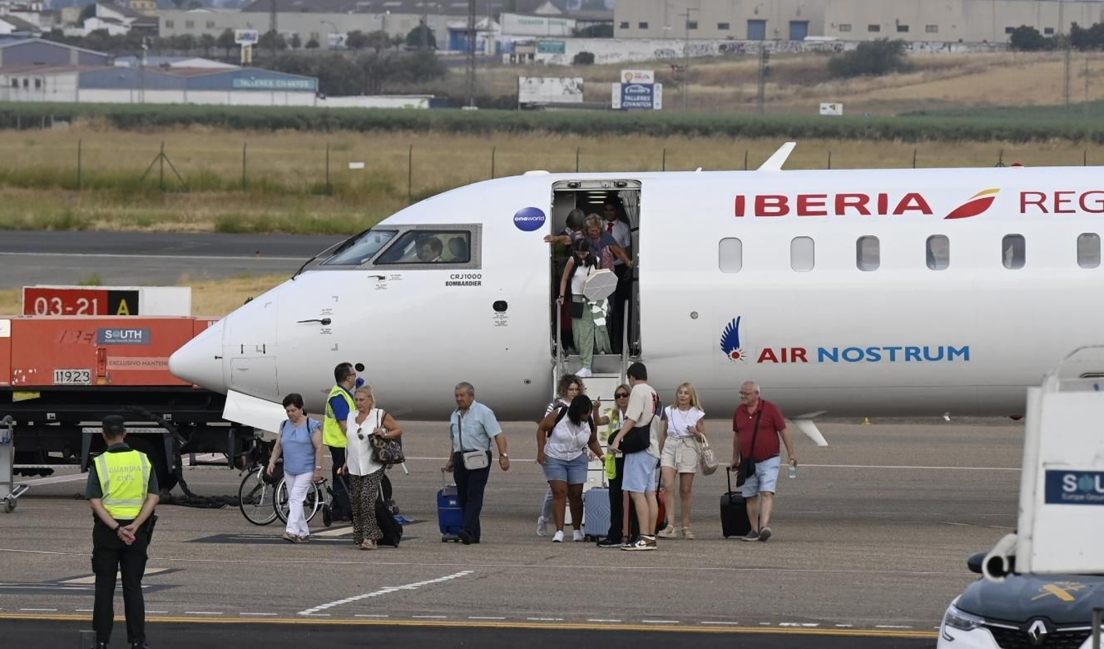 Los últimos vuelos comerciales del verano en el aeropuerto de Córdoba.