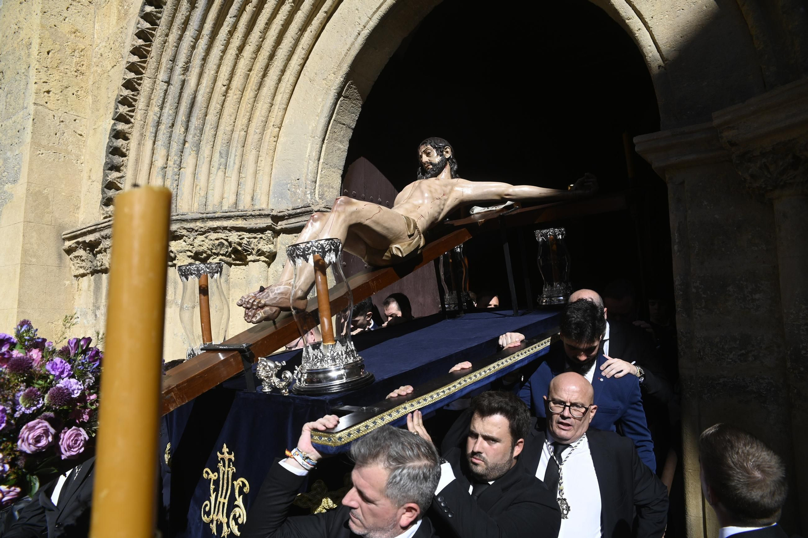 El Cristo de las Aguas de Palma del Río en el Magno Vía Crucis de Córdoba
