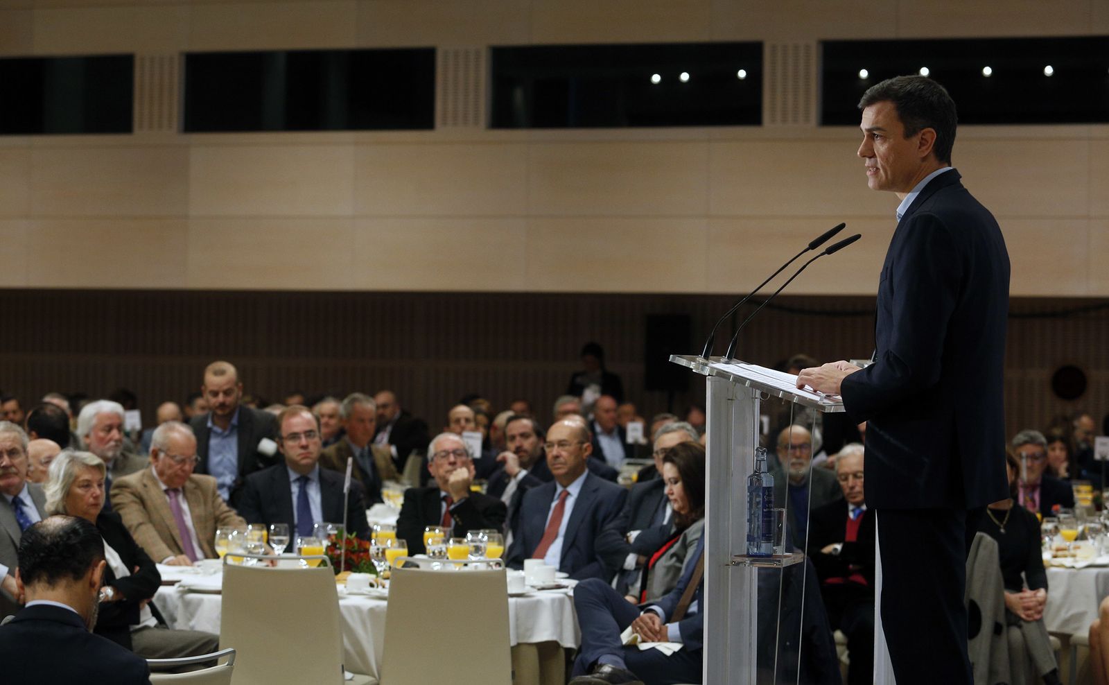 Pedro Sánchez, en el Foro Joly