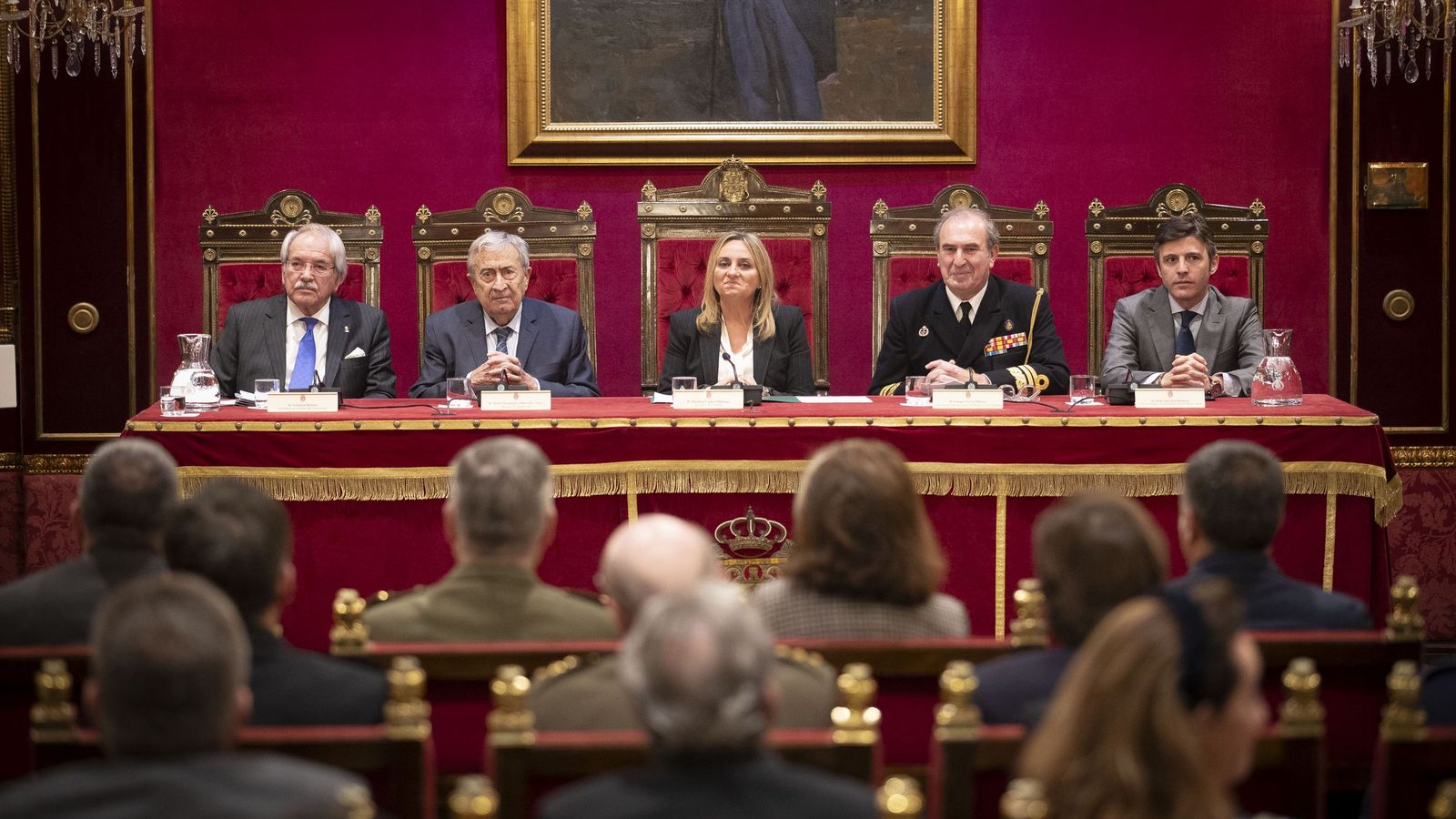 Presentación de las actividades del V centenario de Alvaro de Bazan en Granada.