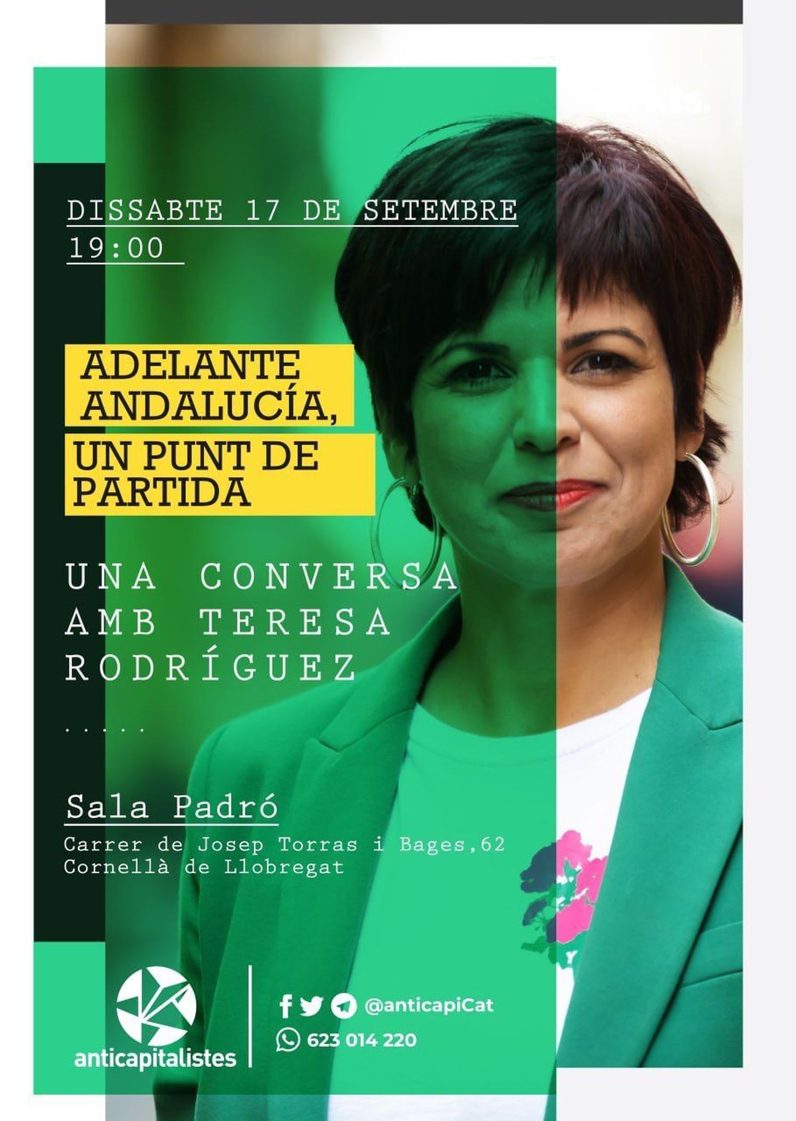 ¿Teresa es andalucista o anticapitalista?