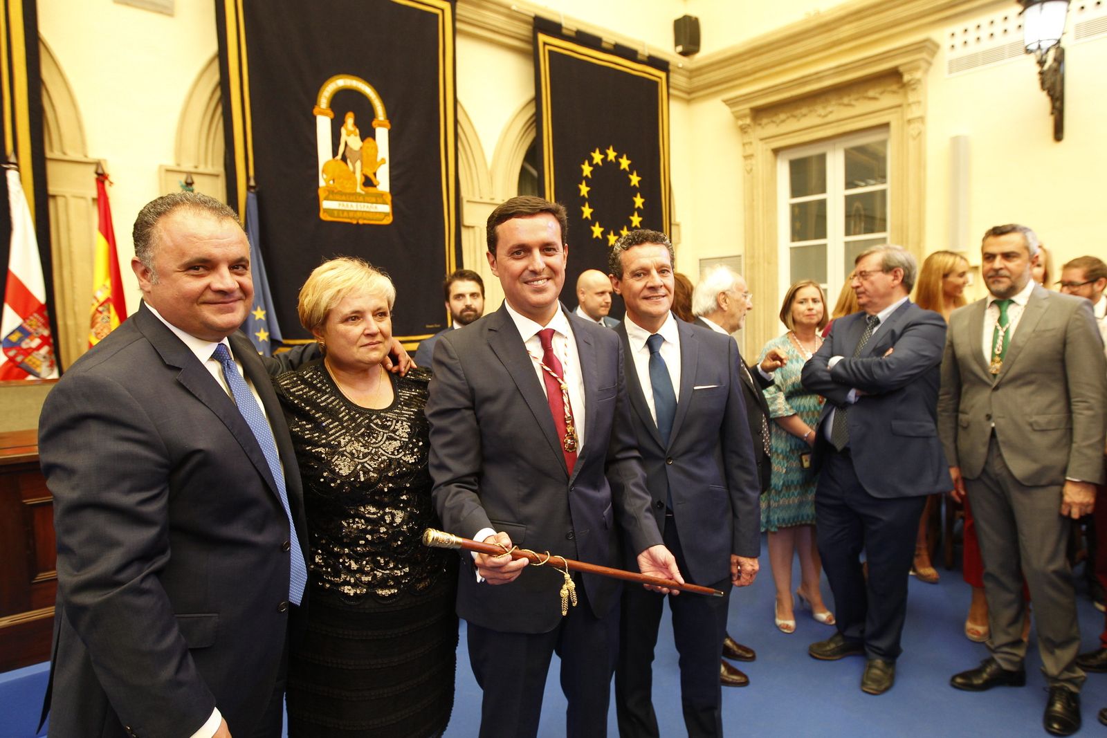 Pleno investidura Presidente Diputación de Almería. Javier Aureliano García