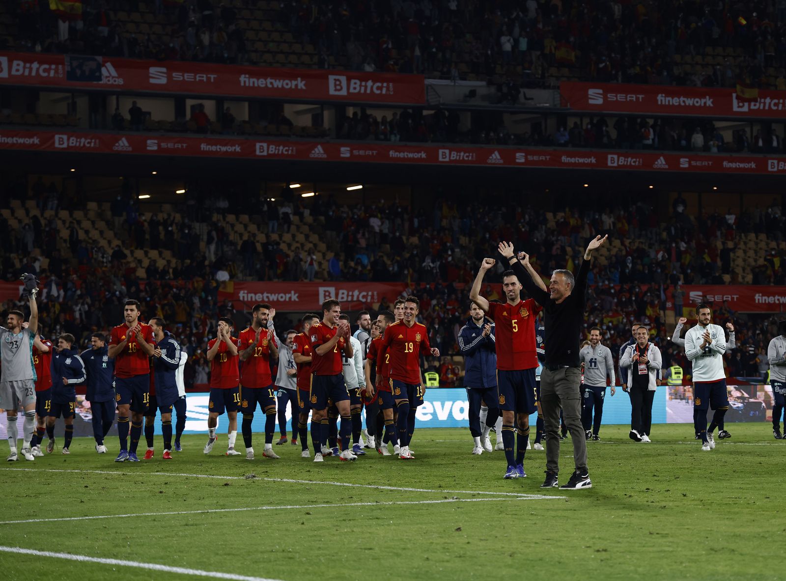 Las imágenes del España-Suecia