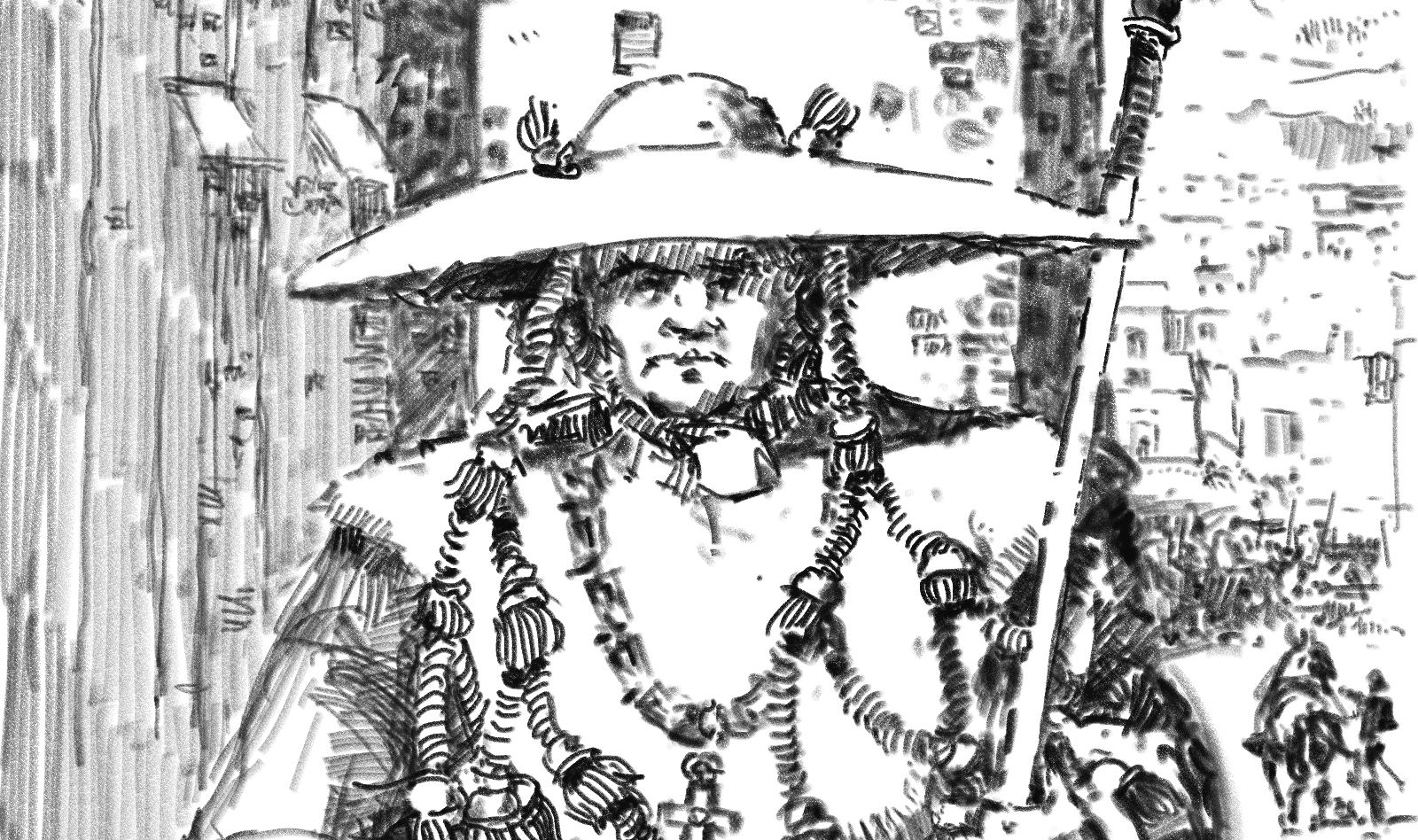 Ilustración de un obispo almeriense