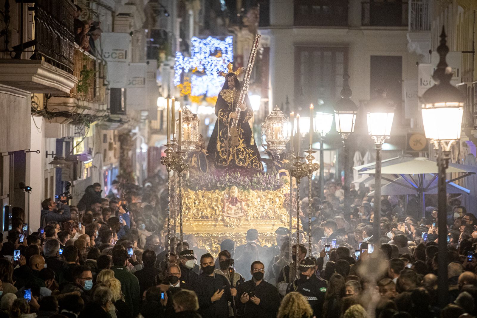 Histórica procesión con la Patrona y el Nazareno en la festividad de la Inmaculada