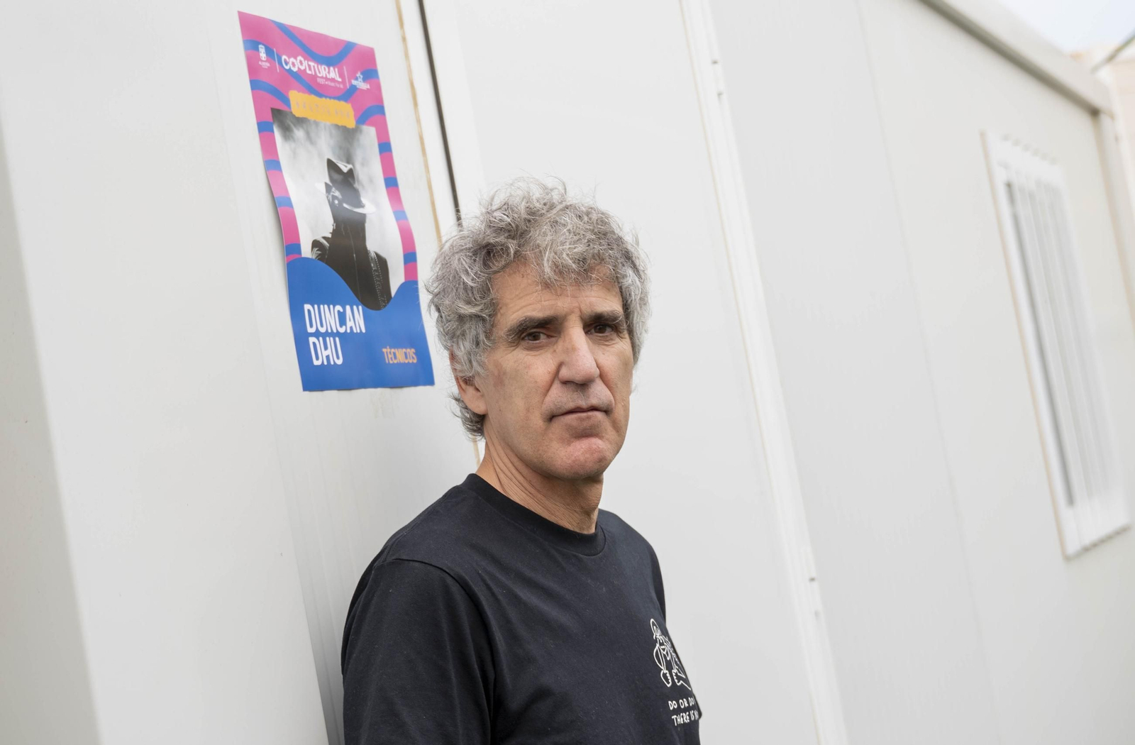 Mikel Erentxun en el backstage del Cooltural Fest.