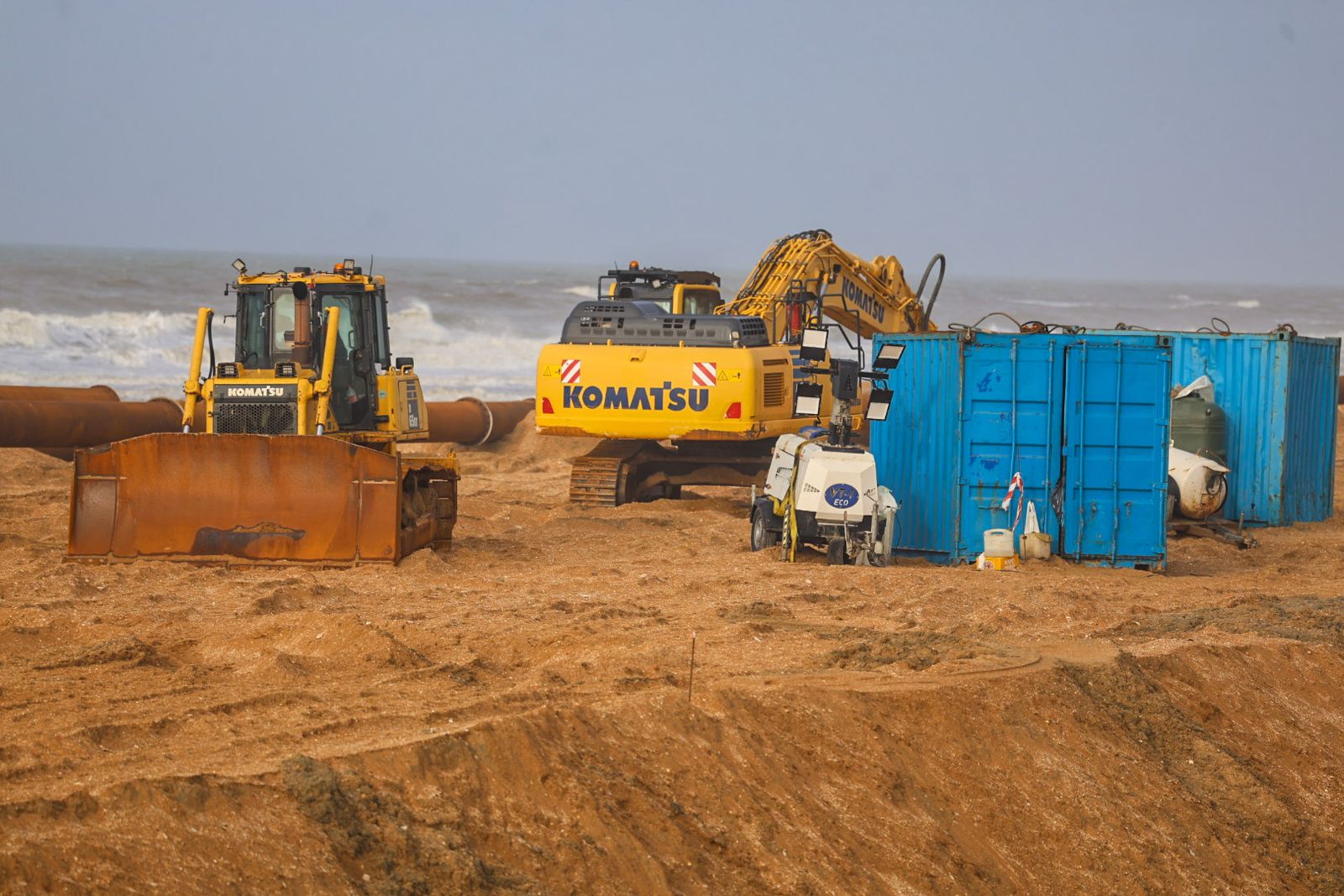 Fotografías de las zonas más perjudicadas de Matalascañas tras los últimos temporales