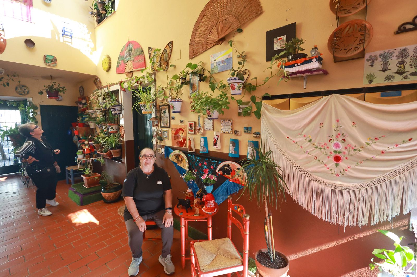 Los corralones de El Perchel y La Trinidad de Málaga, en fotografías