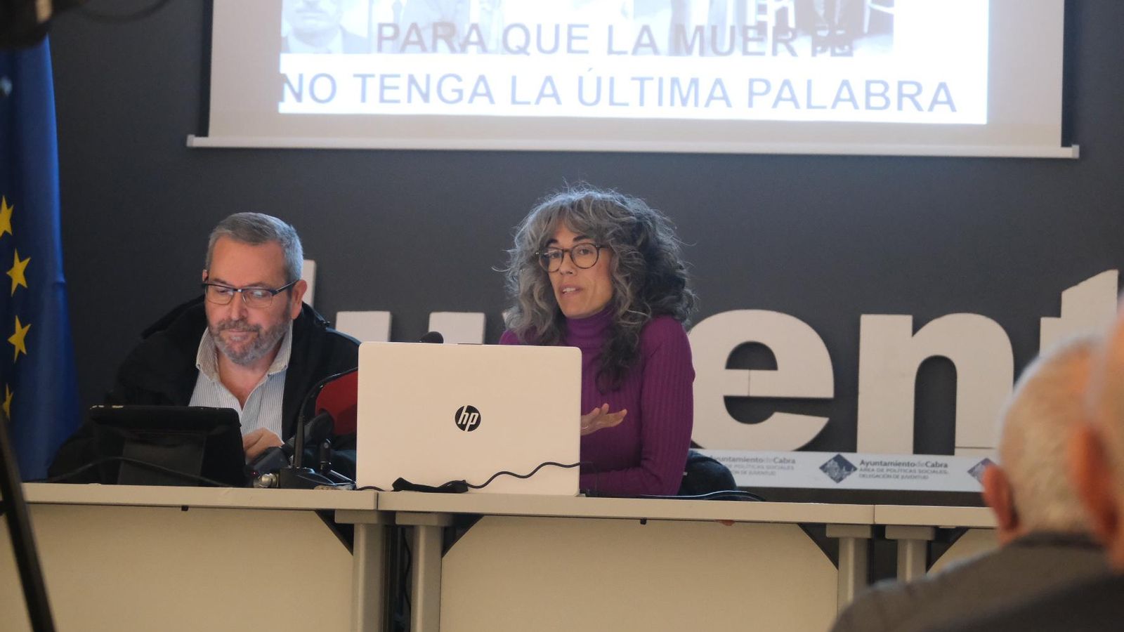 Rafael del Espino y Virginia Baena.