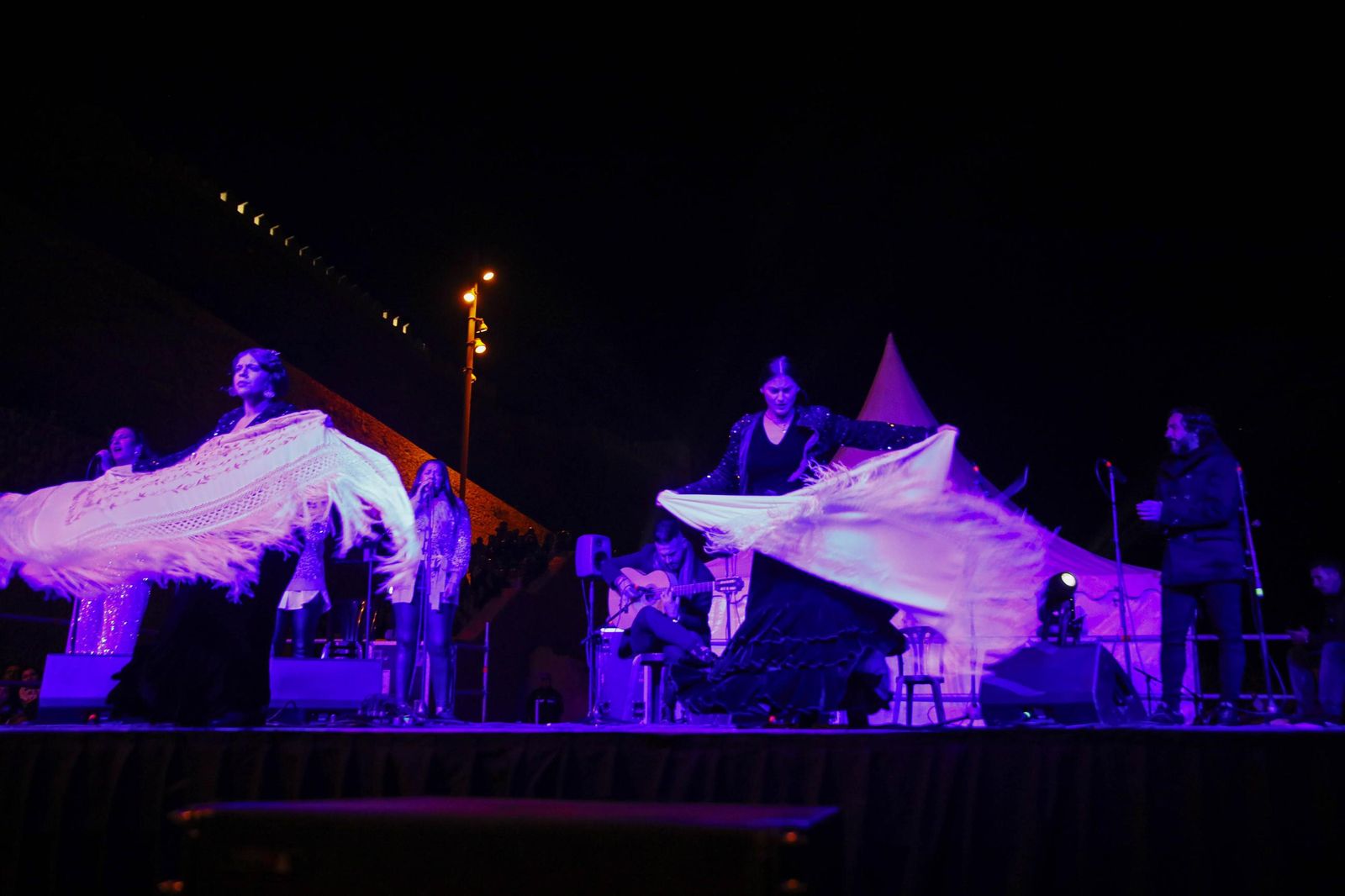 La Noche de las Candelas del Mesón Gitano de Almería, en imágenes
