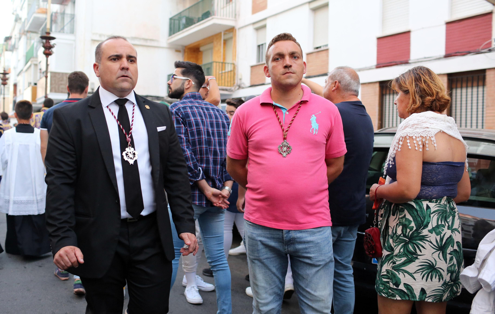 Procesión de la Virgen del Carmen por su barriada