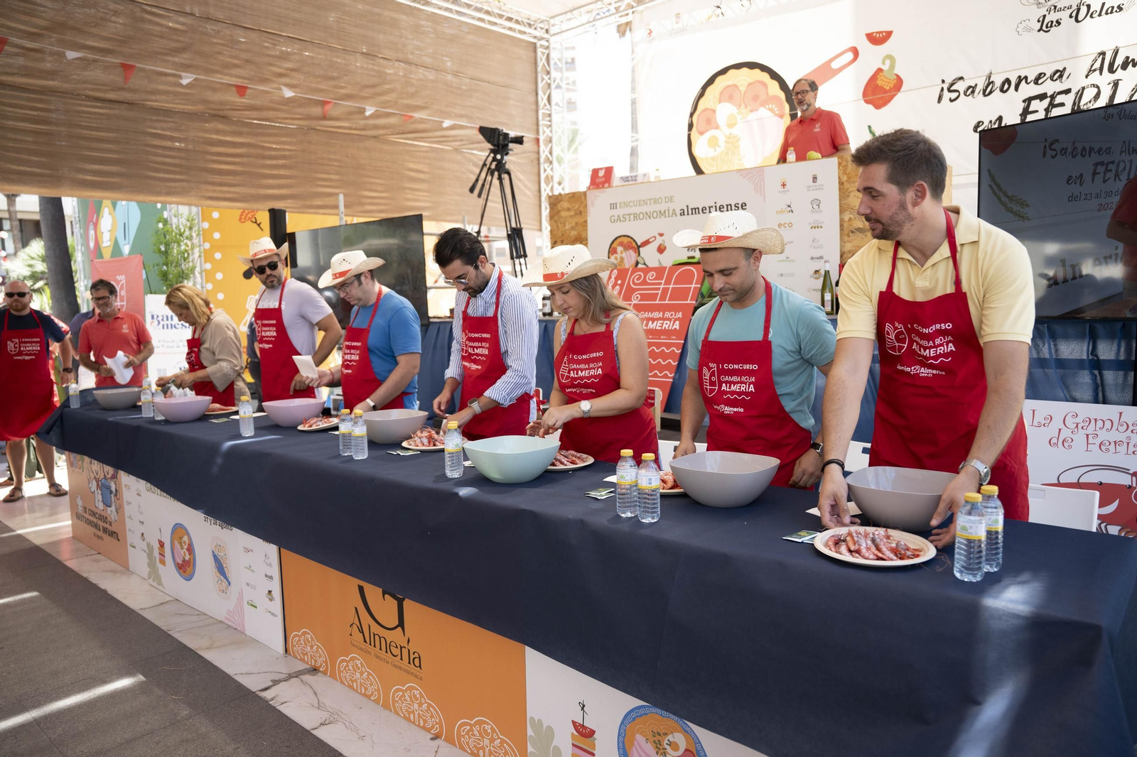 En imágenes: el I Concurso de Gamba Roja de la Feria de Almería