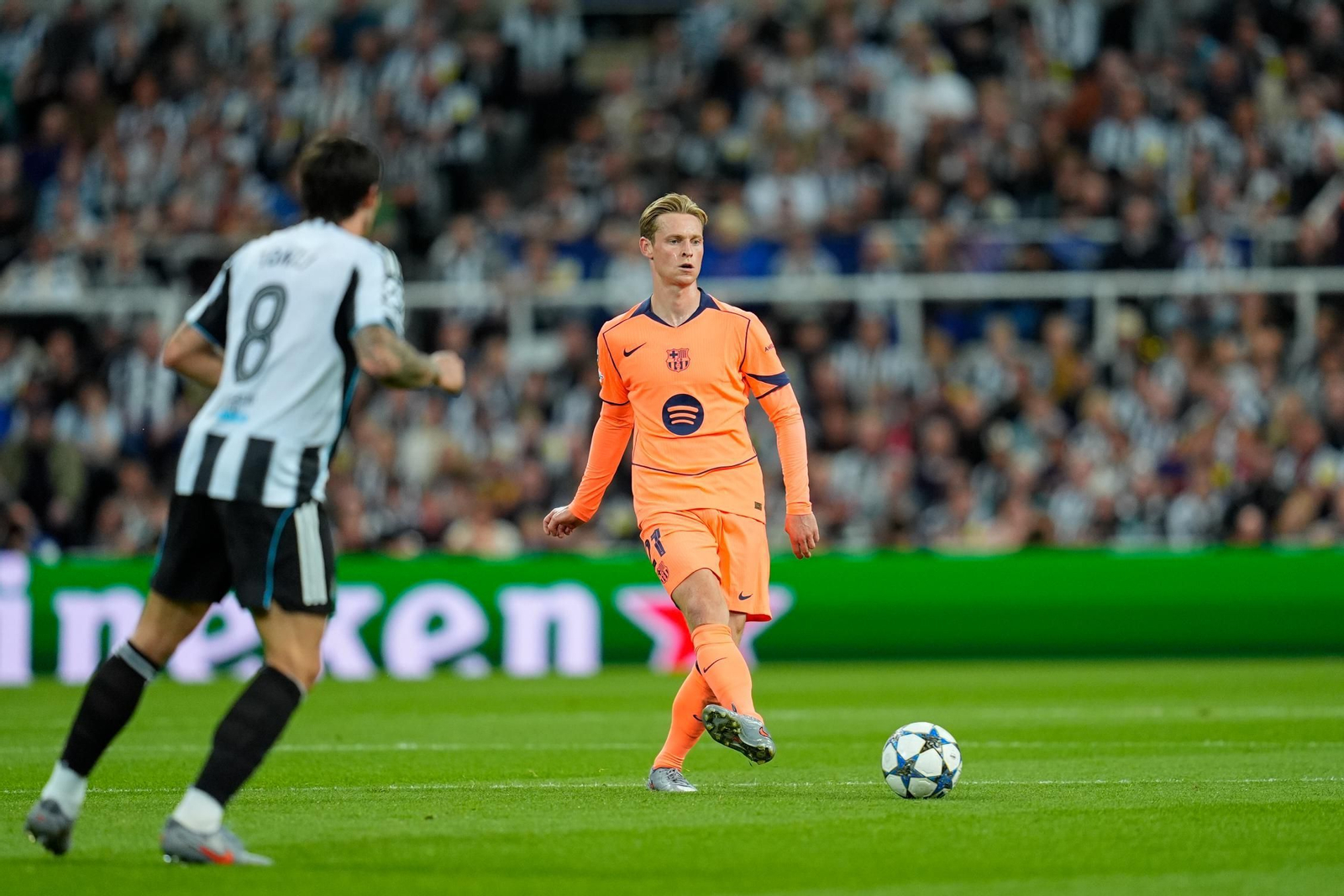 Las fotos del Newcastle-Barcelona