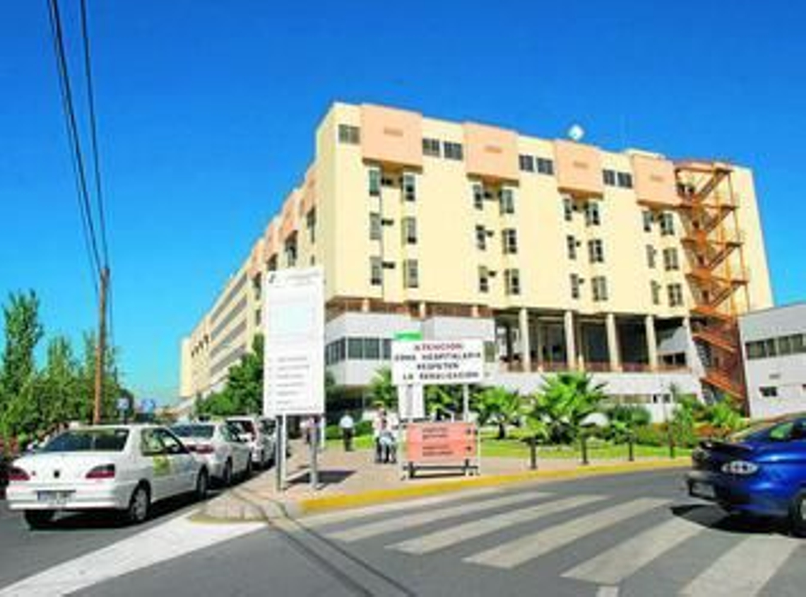 Edificio del Hospital Clínico.