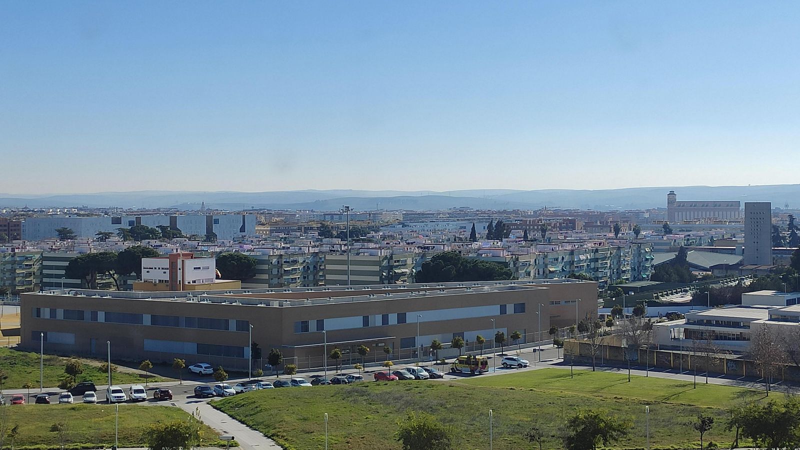 Vista panorámica de una zona del Parque Figueroa.