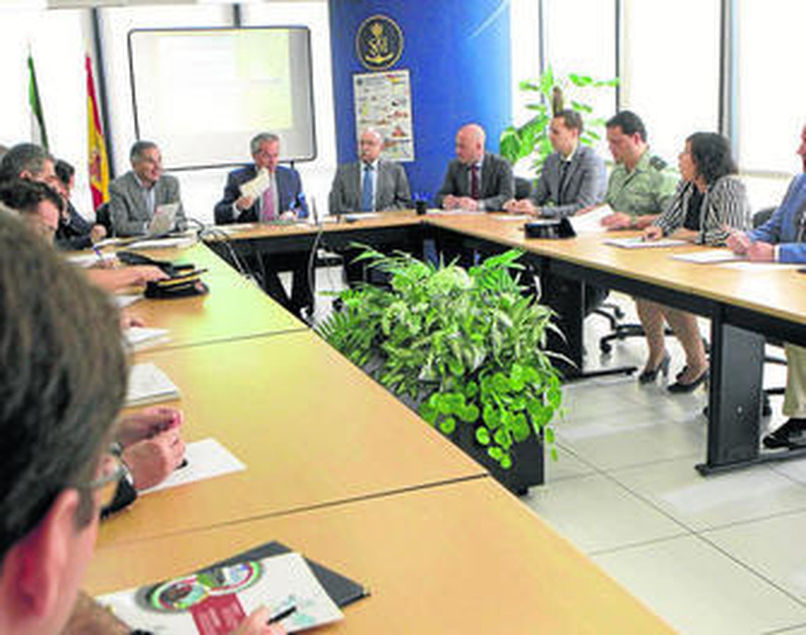 Un instante de la reunión para la constitución del comité provincial de la OPE 2015.