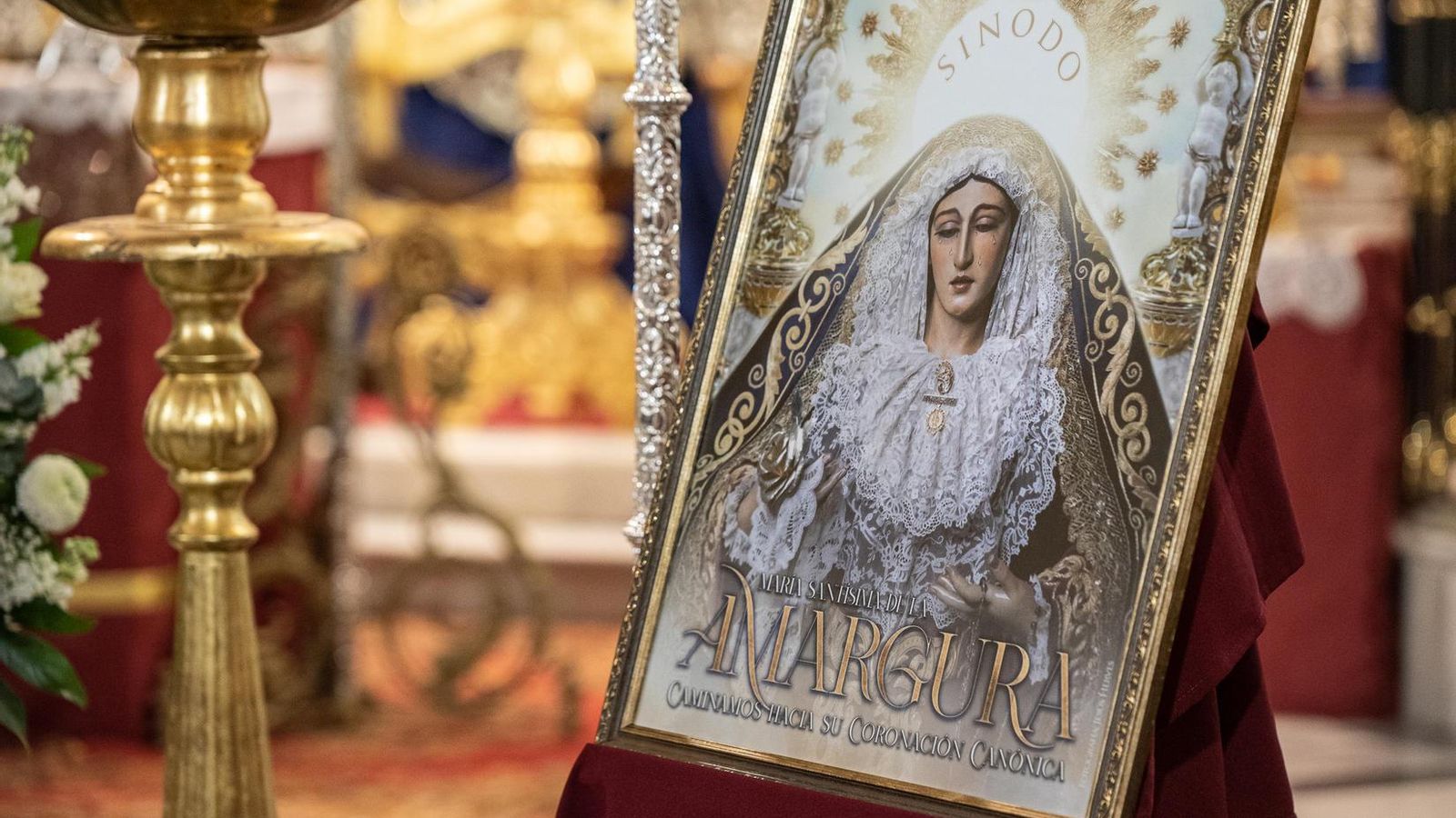 Cartel de la Amargura hacia su coronación canónica, de Jesús  Herves.