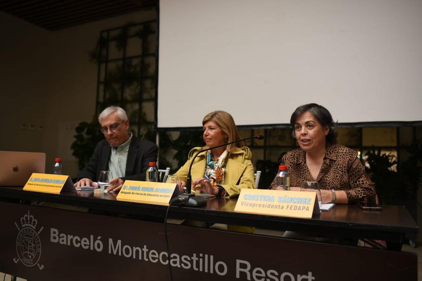 Mesa inaugural de las jornadas organizadas por la Fedapa.