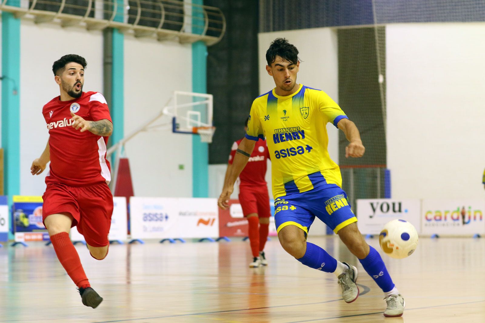 Lance del partido contra el Écija.