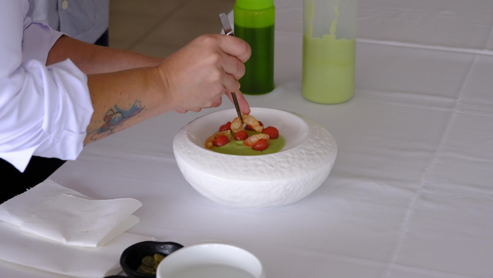 Taller gastronómico de la Gamba Roja de Almería, en imágenes