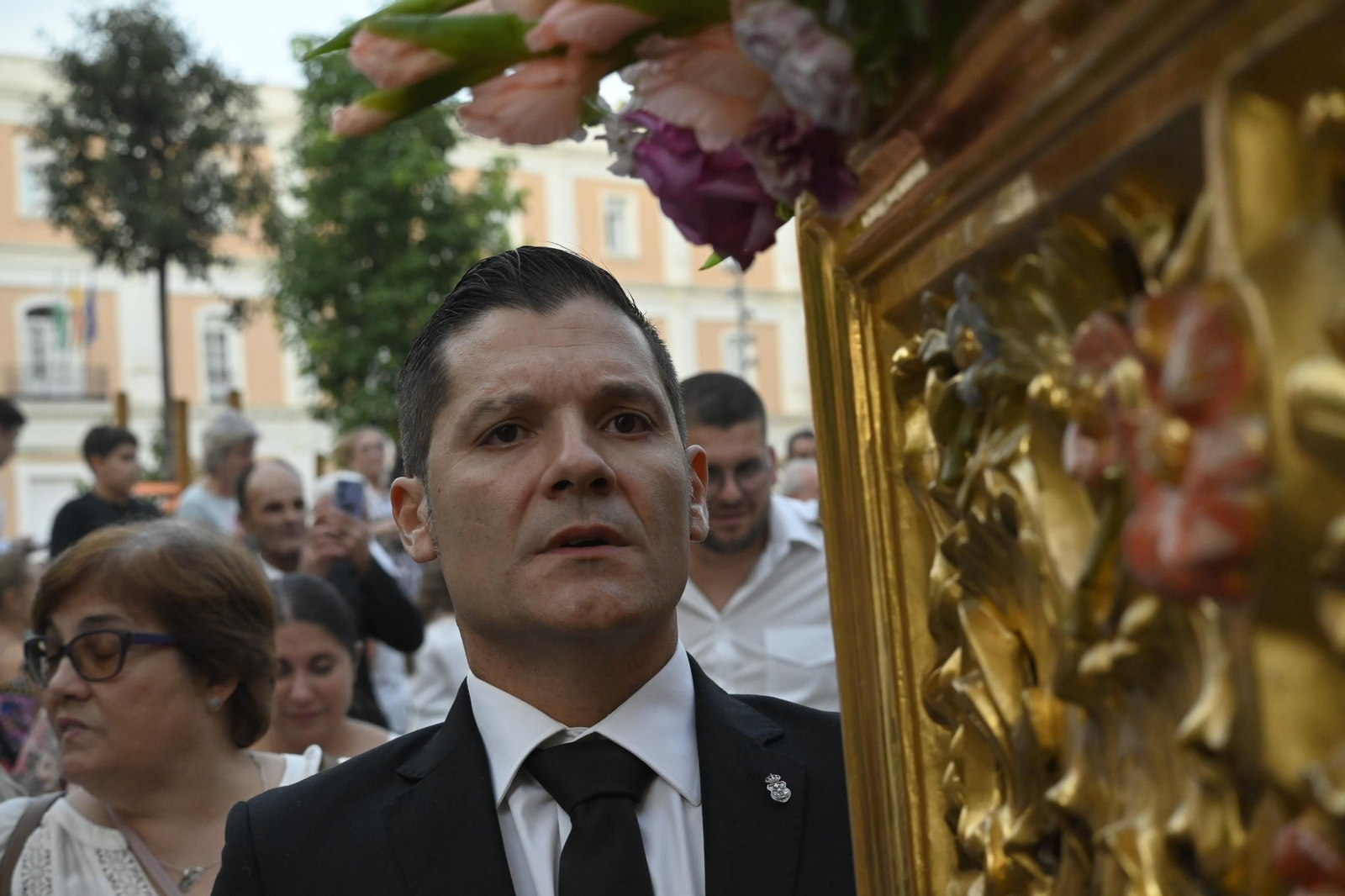 Procesión de la Virgen de la Merced de Huelva en imágenes