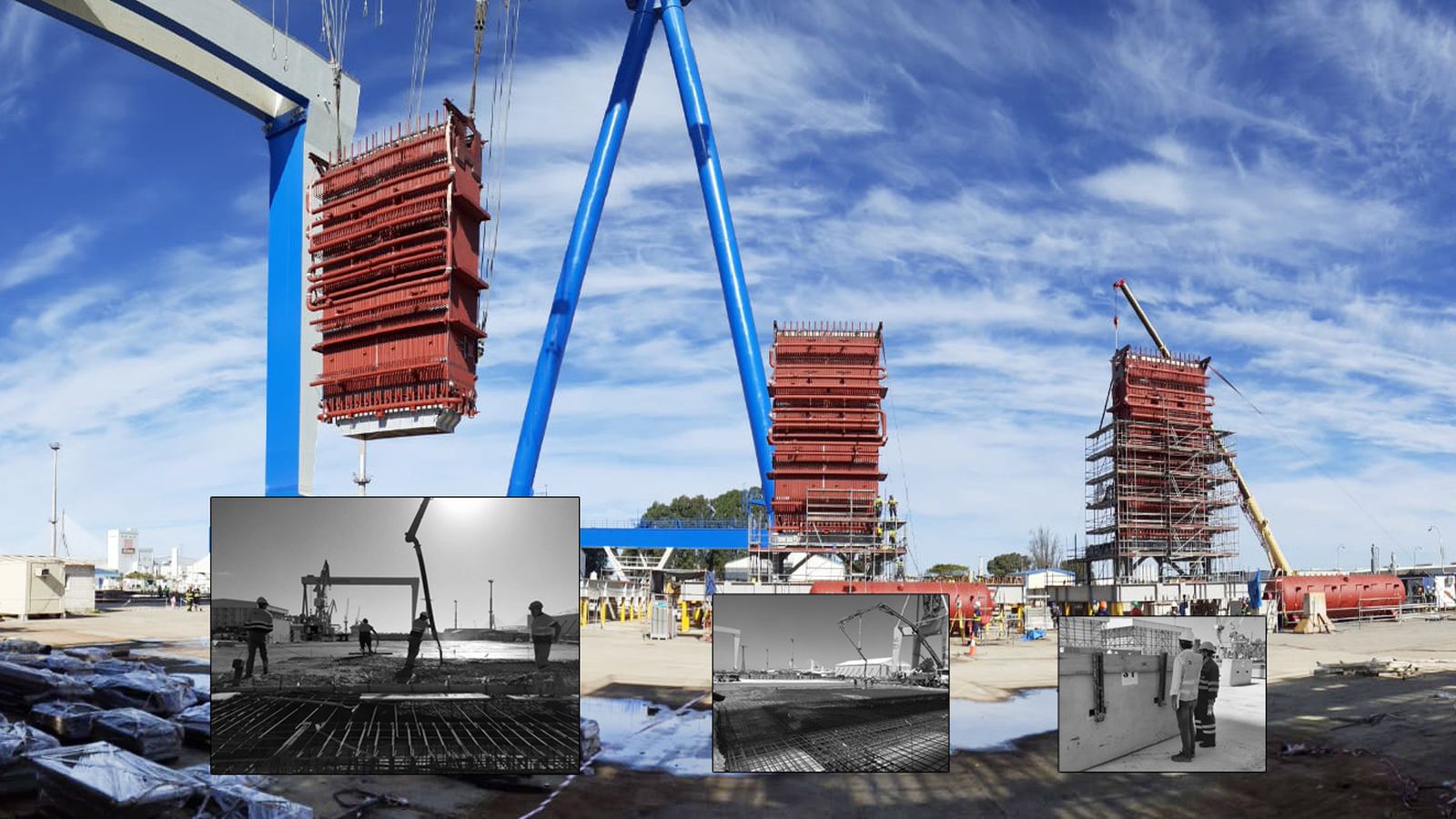 Cimentacion para Calderas en Navantia (Puerto Real).