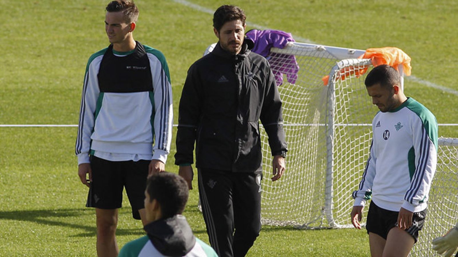 Víctor Sánchez del Amo, durante el entrenamiento.