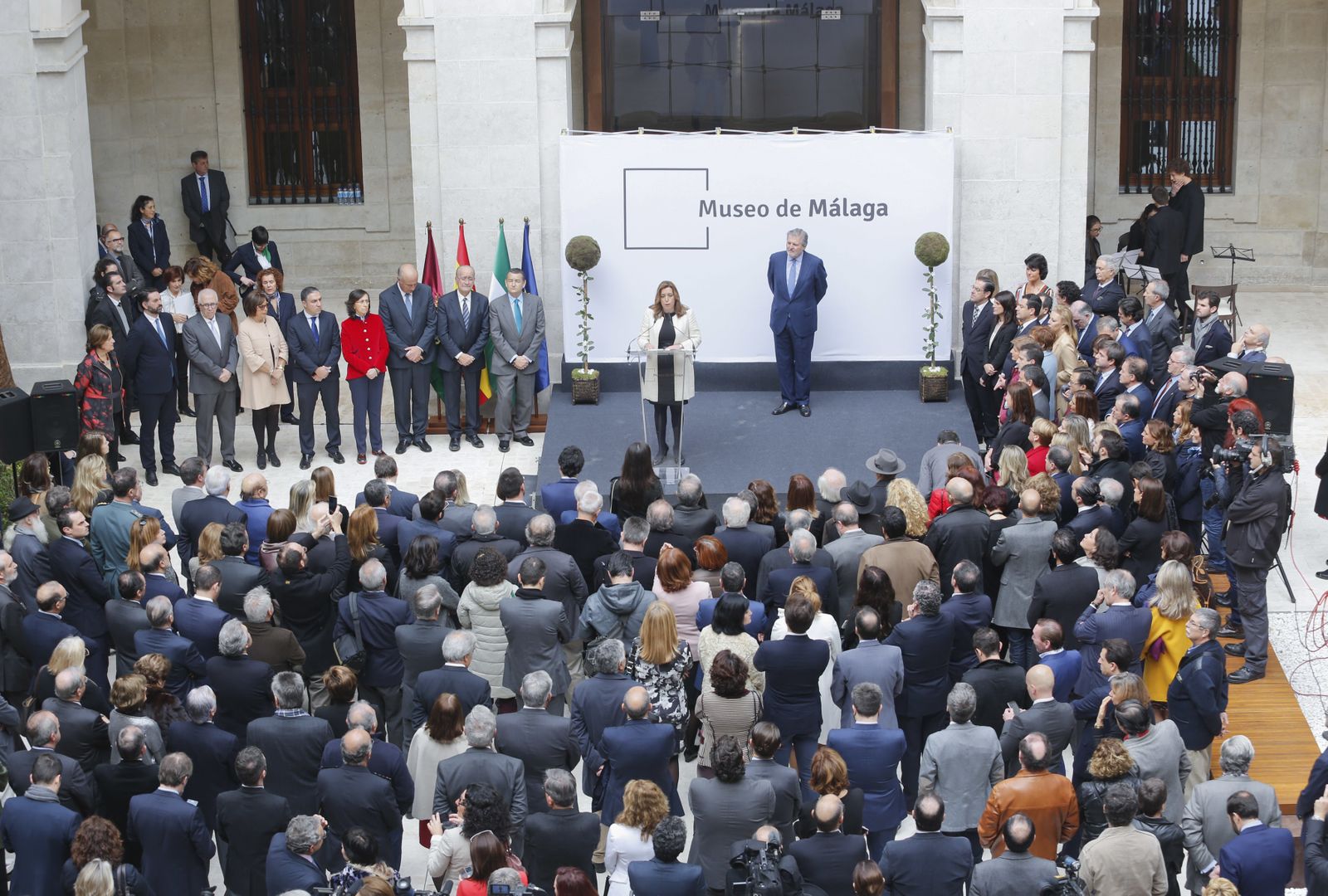 Inauguración del Museo de Málaga en La Aduana