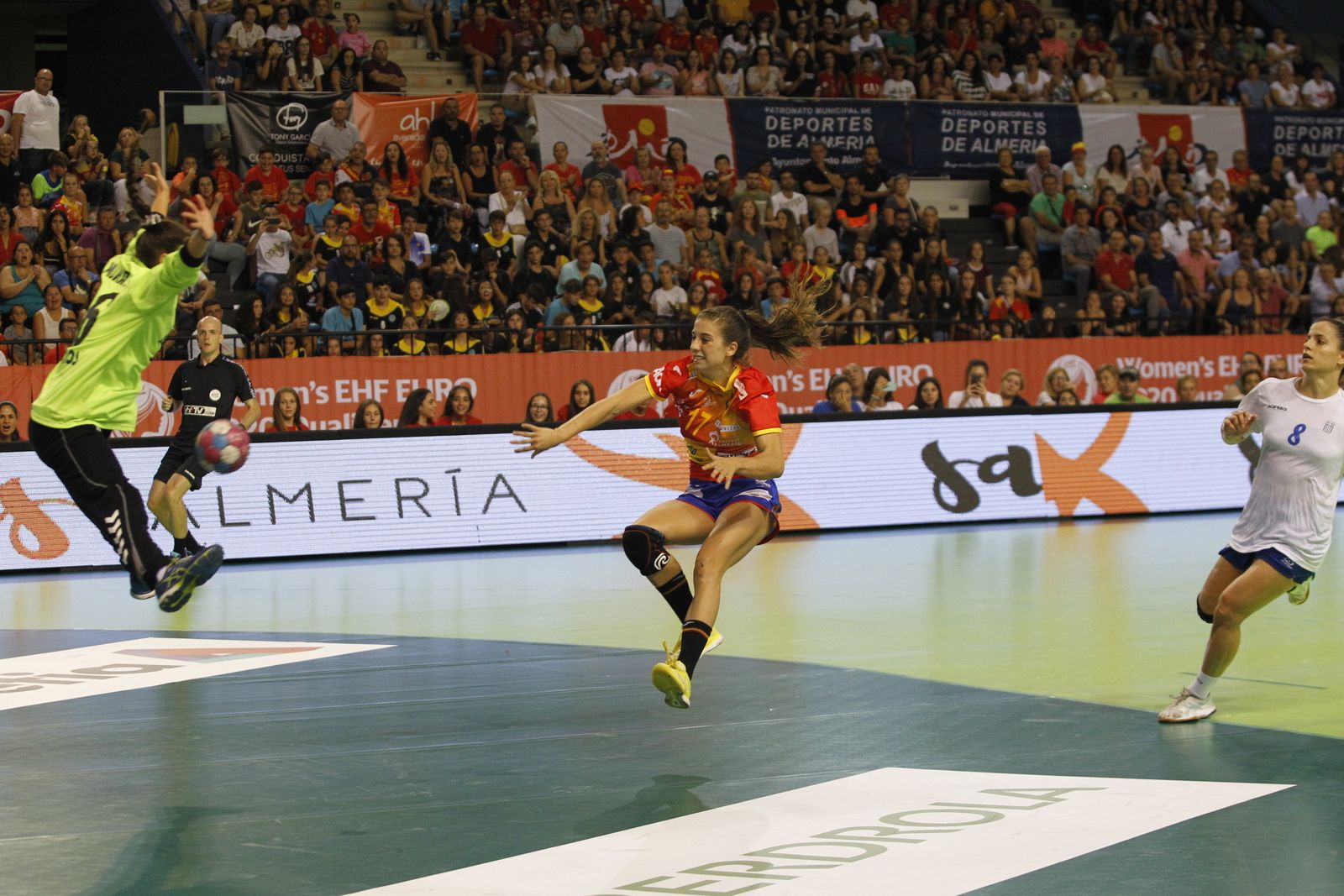 Fotogalería España-Grecia. Balonmano Femenino, fase clasificación Euro 2020