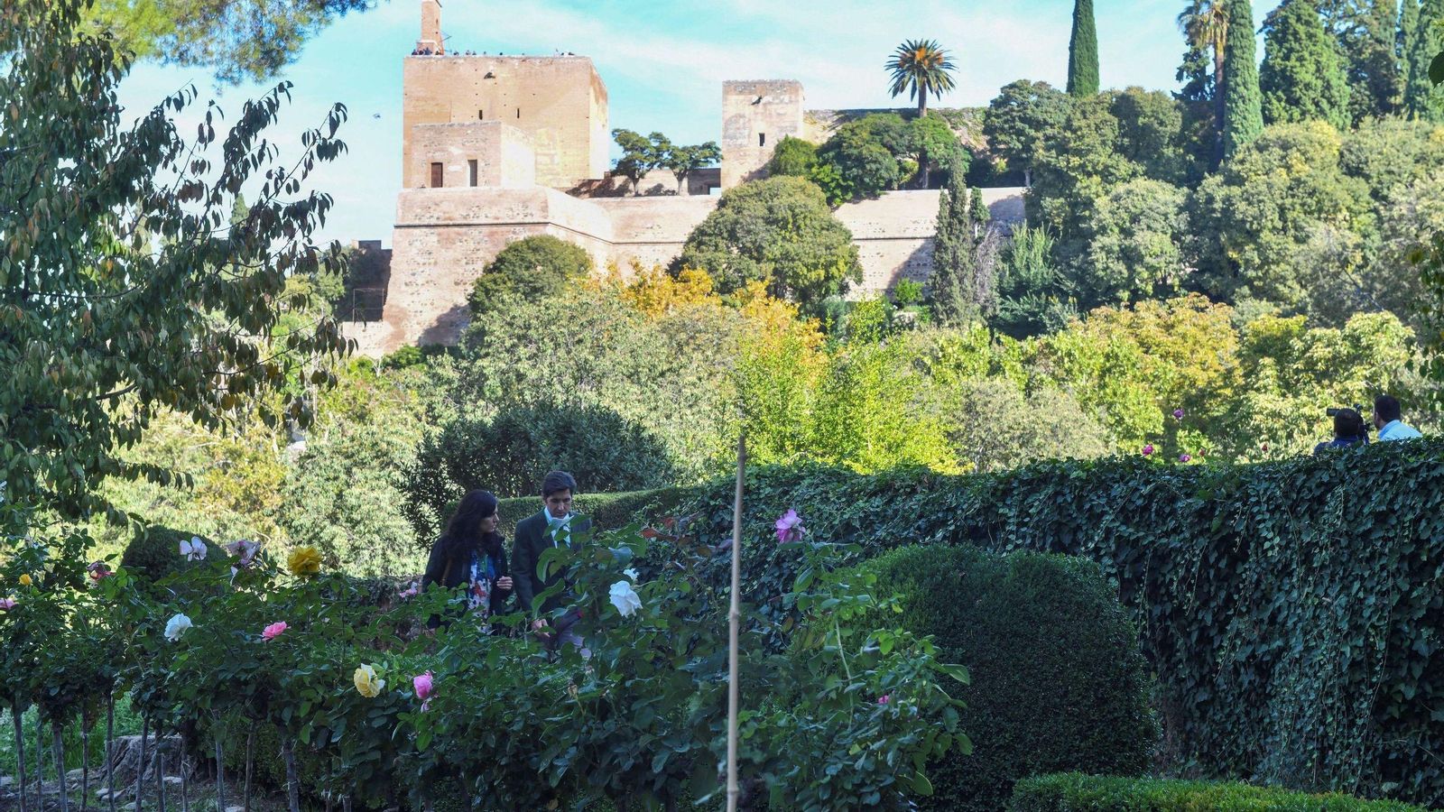 El bosque de la Alhambra, pulmón verde de Granada.