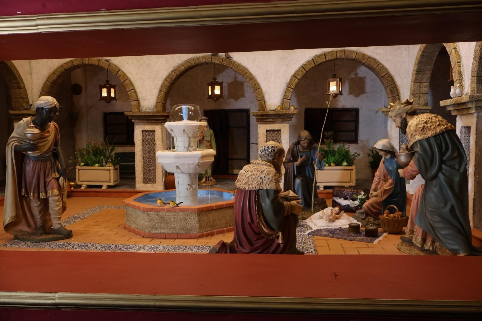 Imagen de un belén chiclanero.