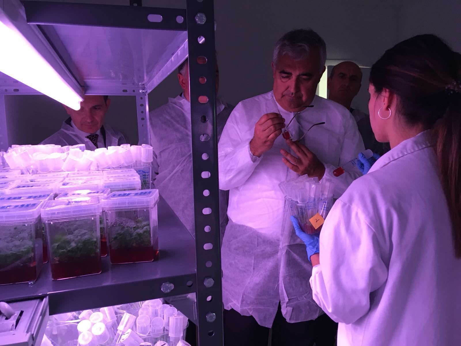 El consejero de Economía, Antonio Ramírez de Arellano, en Inter Terra.