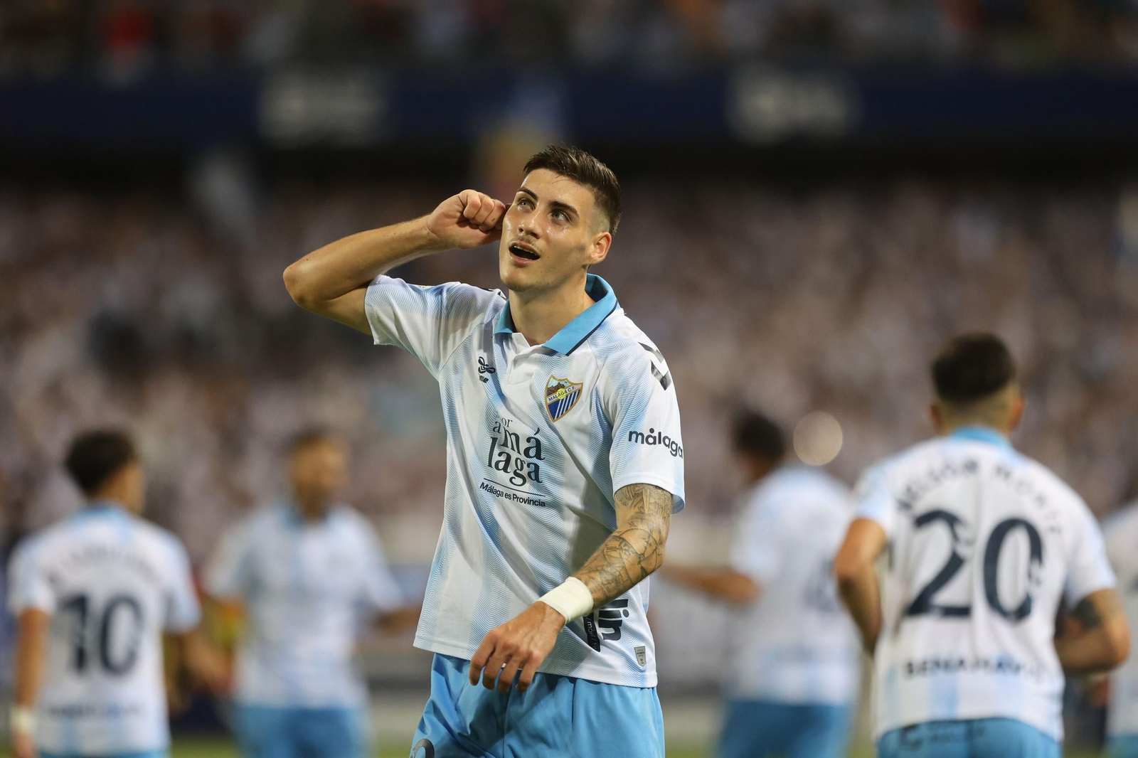 Roberto, su paso por el Málaga CF en fotos