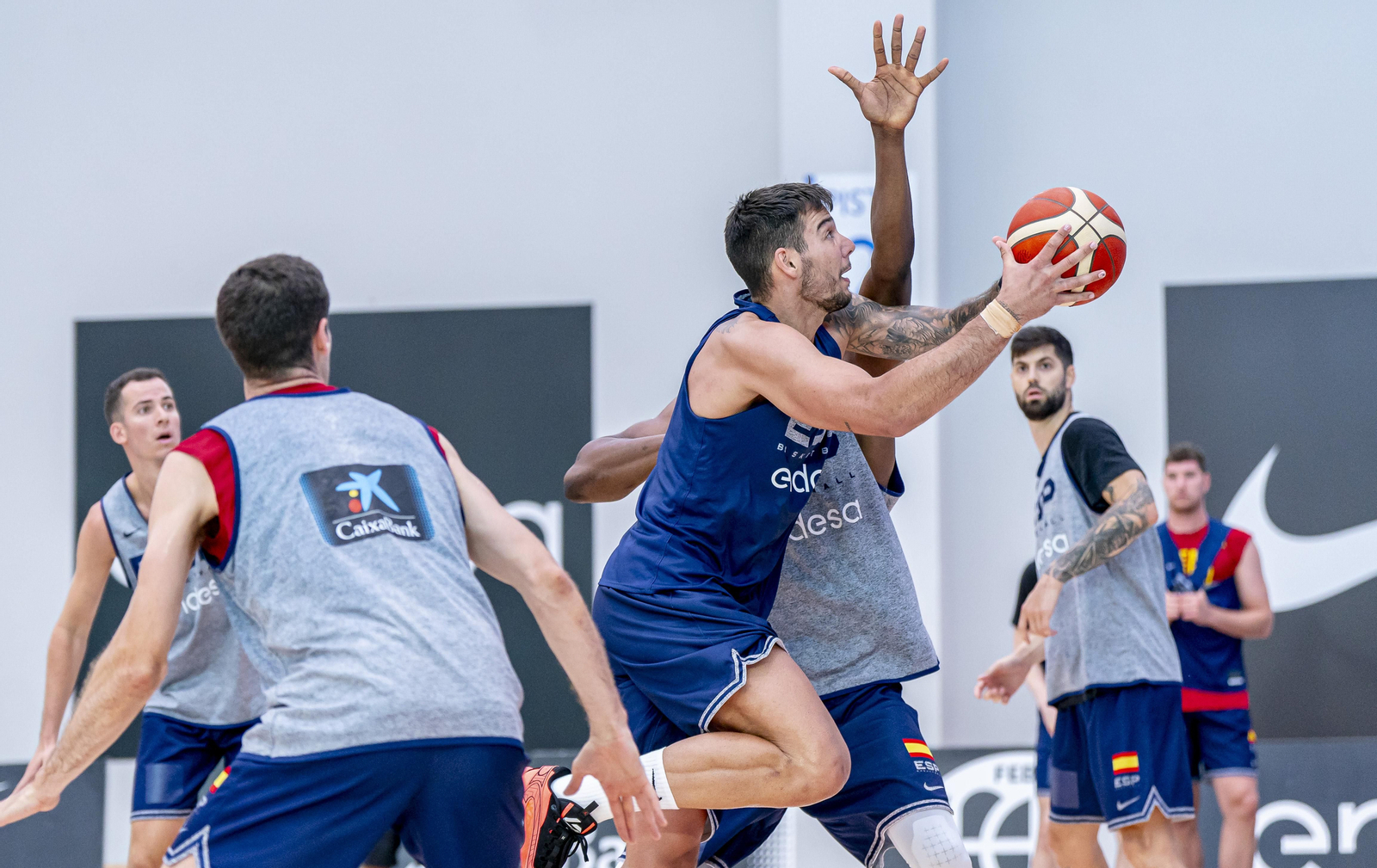 La selección española sigue trabajando en Madrid La selección española sigue trabajando en Madrid