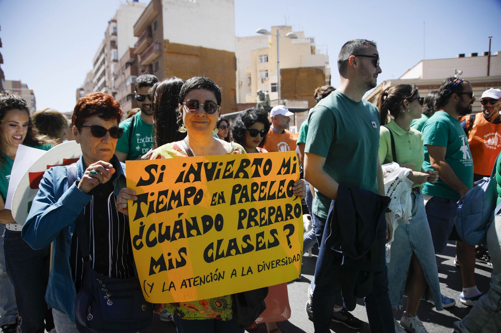 Las imágenes de la HUELGA DOCENTE de Almería