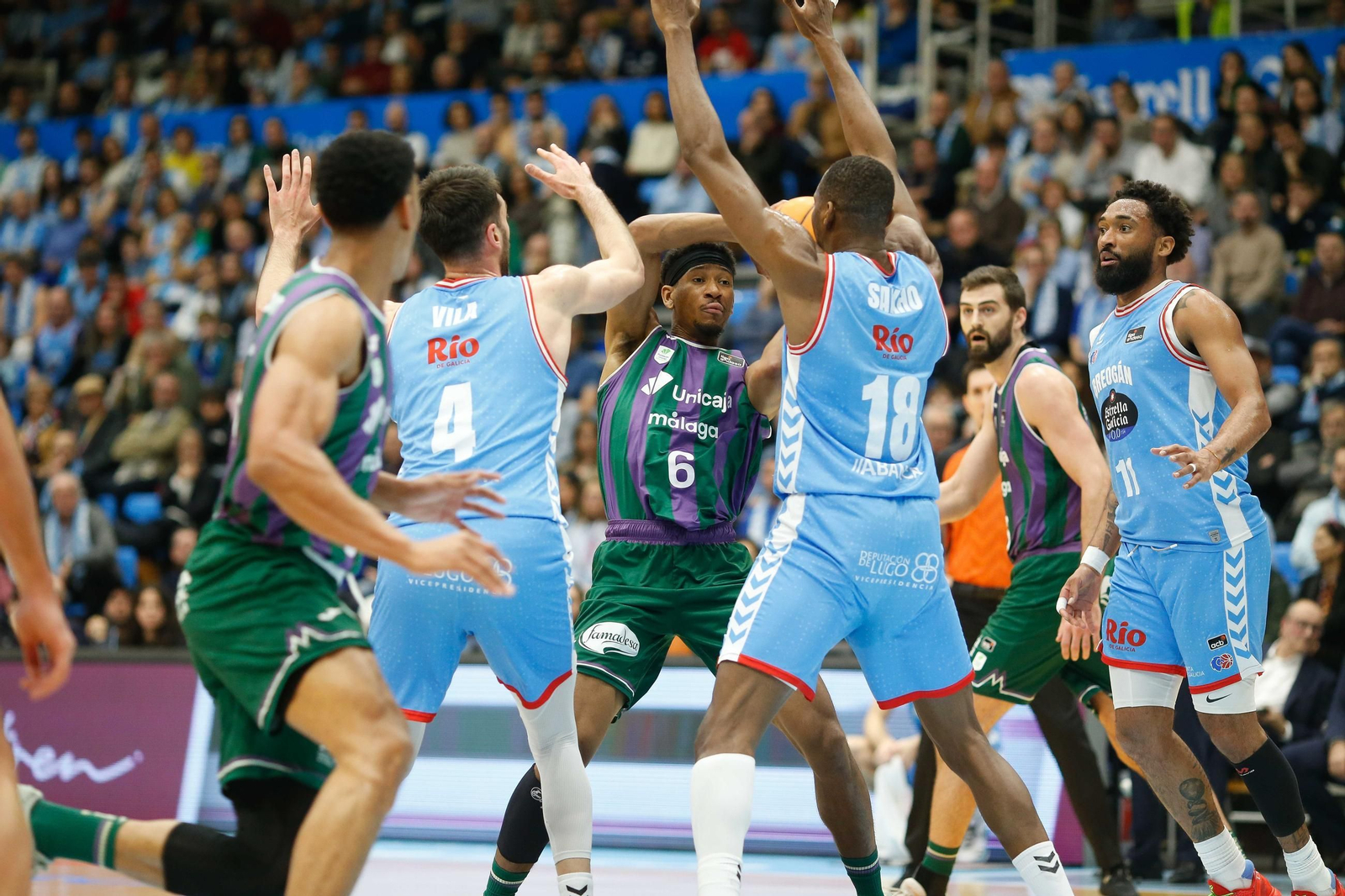 El Breogán Lugo-Unicaja Málaga, en fotos