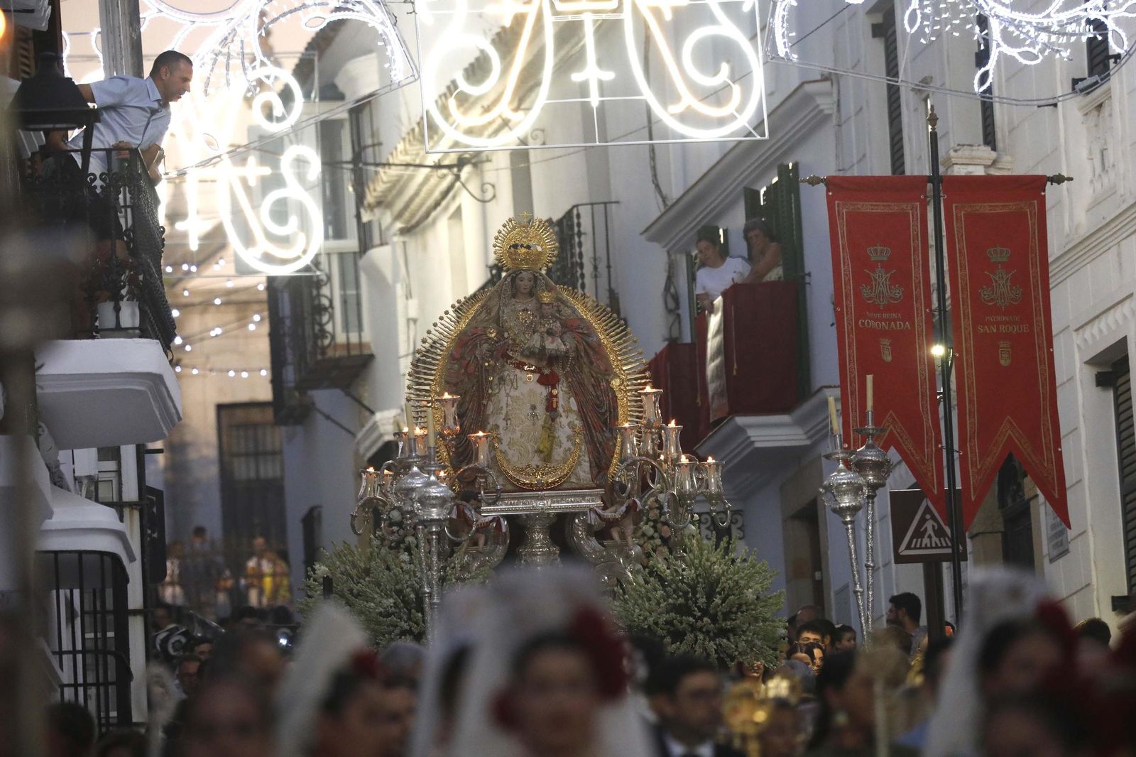Las fotos de la procesión de Santa María Coronada en San Roque