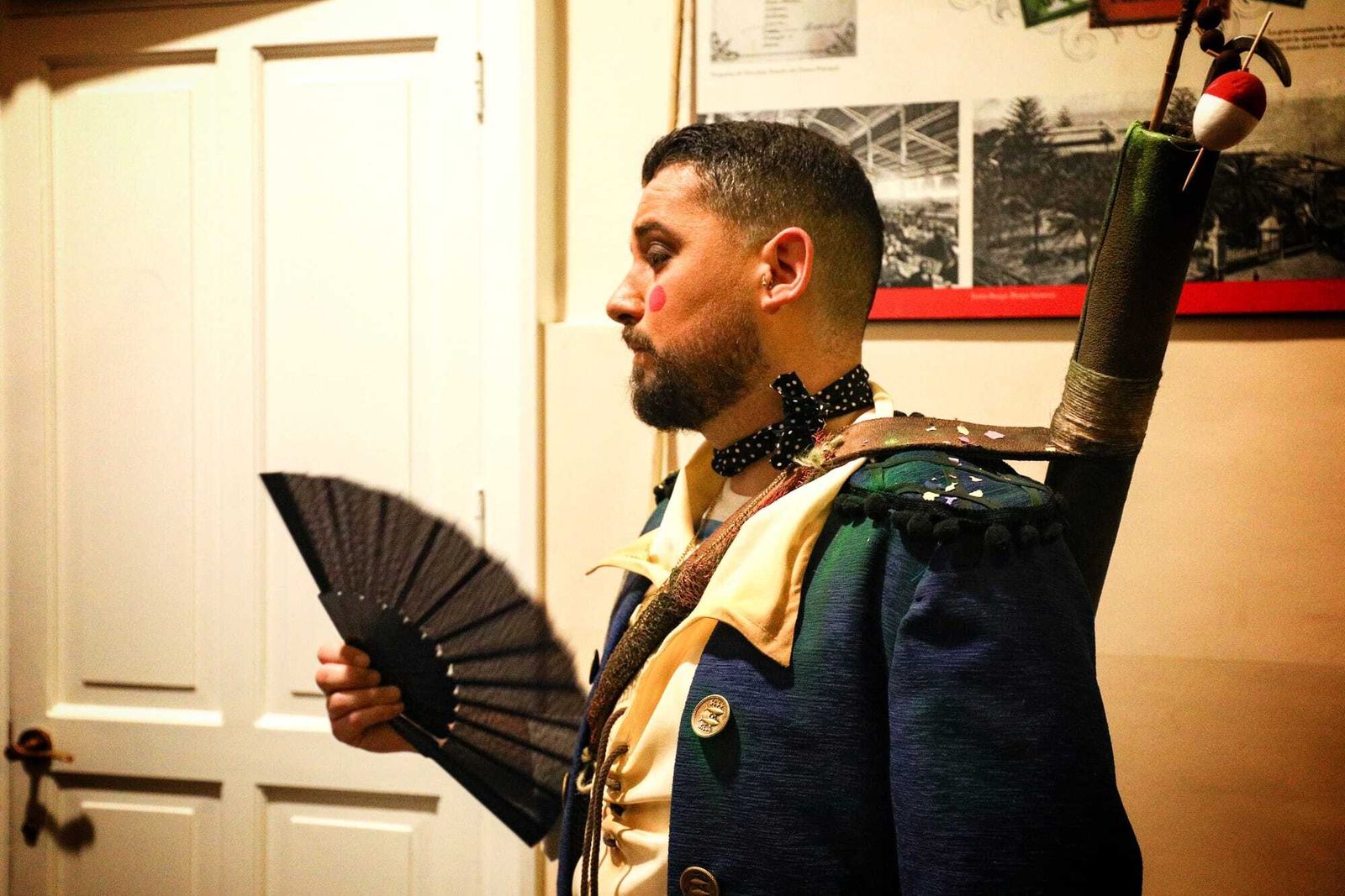 El ambiente en los camerinos del teatro