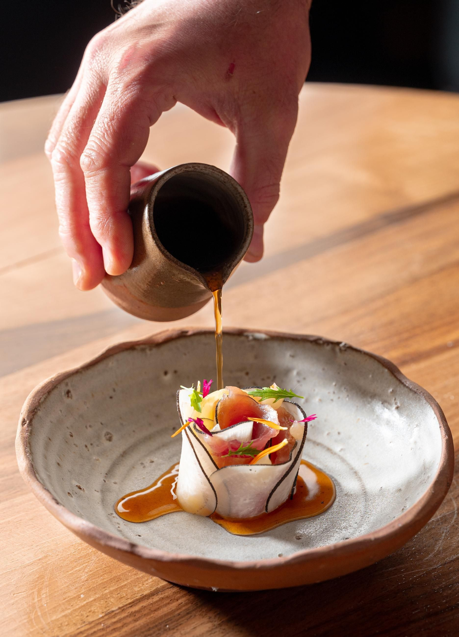 Rosa de Atún y Takuan 