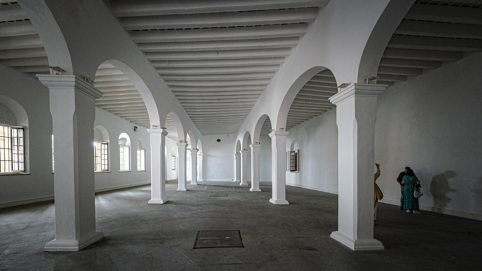 Las imágenes de las obras en el Baluarte de Candelaria de Cádiz